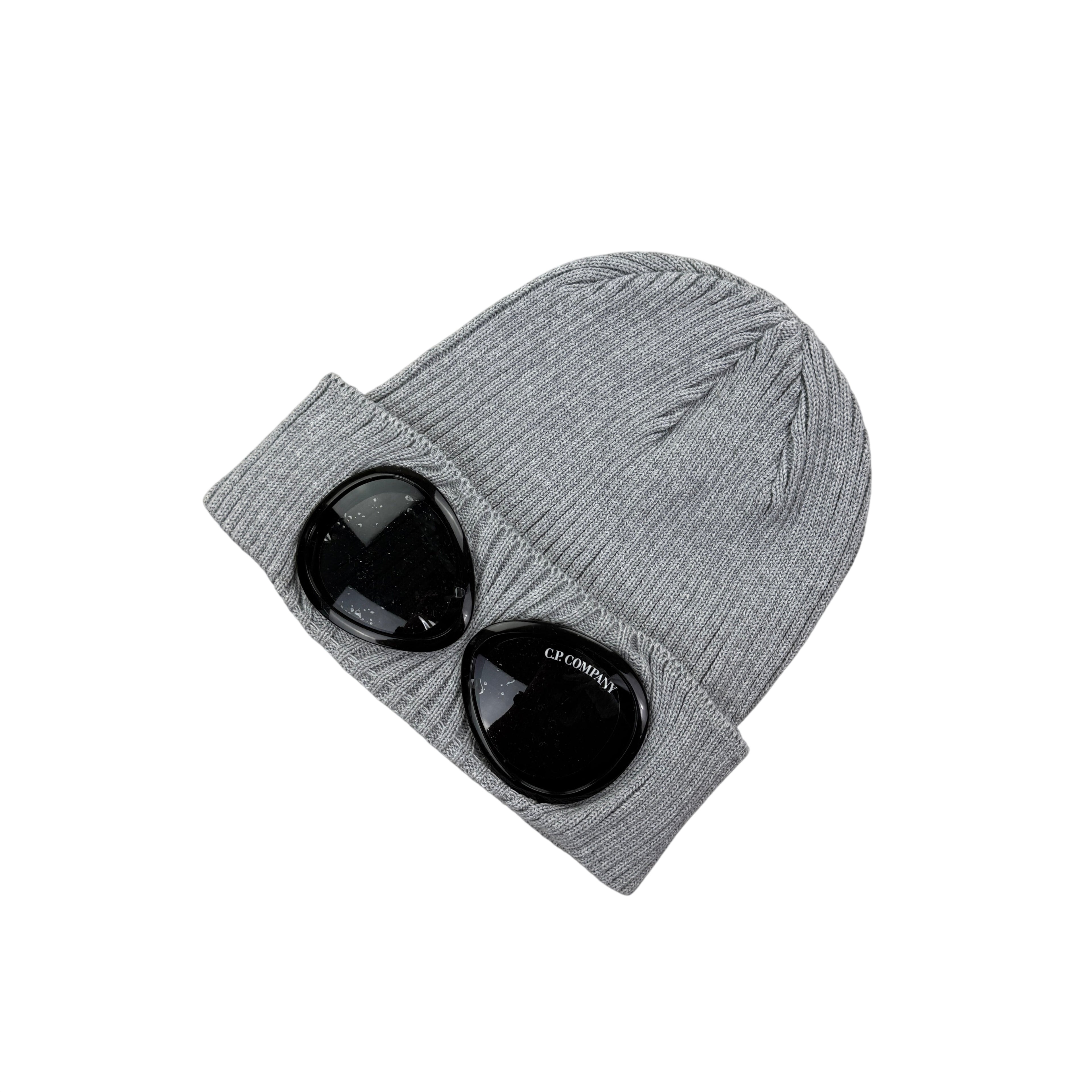 CP Company Men’s Grey Goggle Beanie