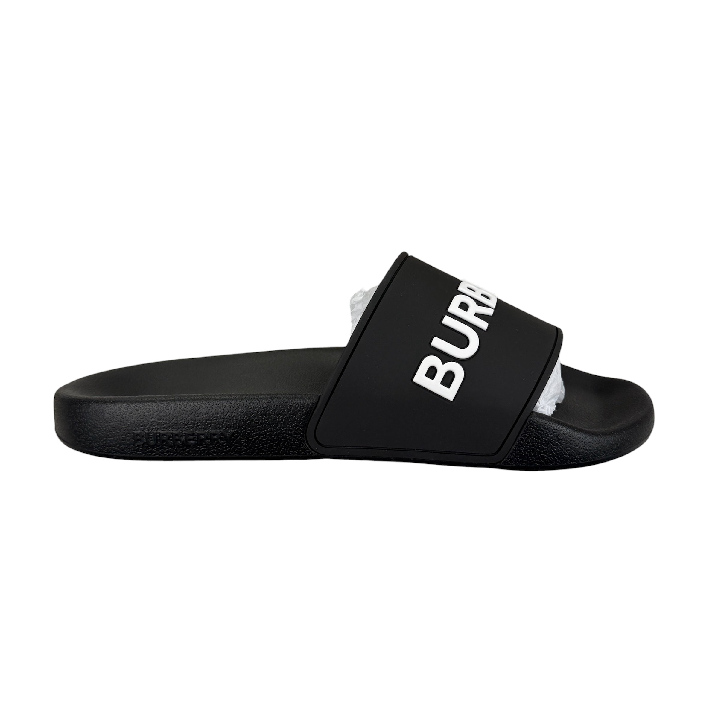 Burberry Logo Men’s Black Sliders