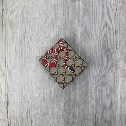 Gucci Men’s GG Supreme Kingsnake Wallet