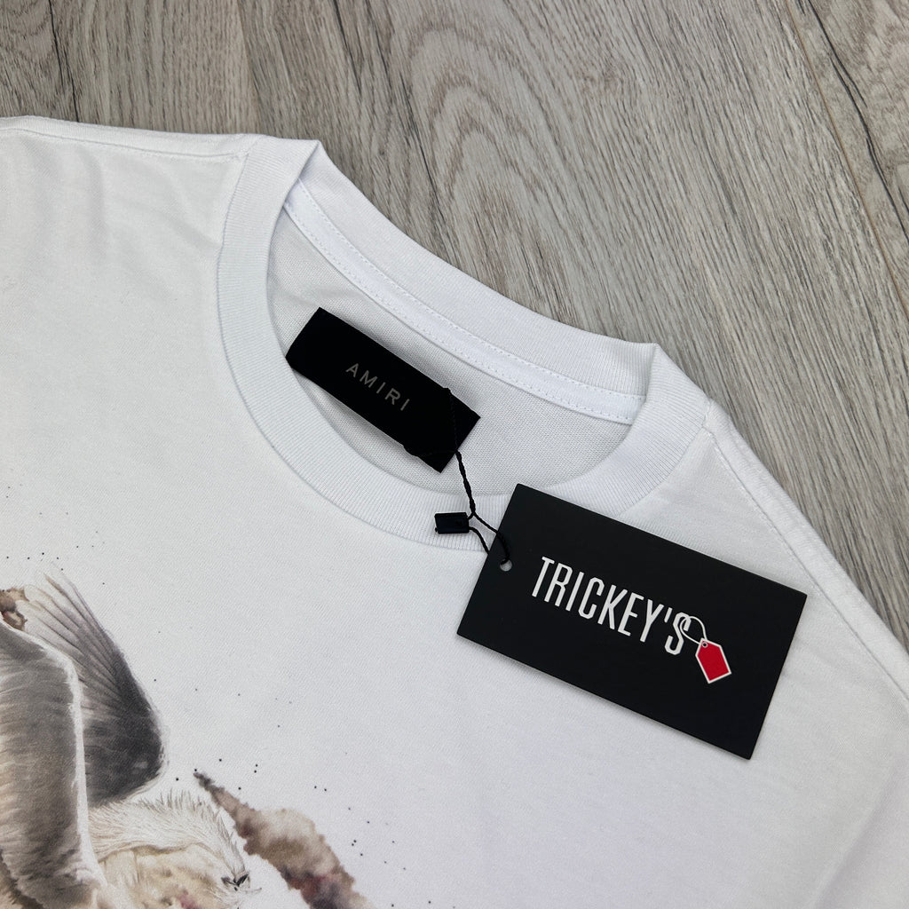Amiri Men’s Pegasus White T-shirt