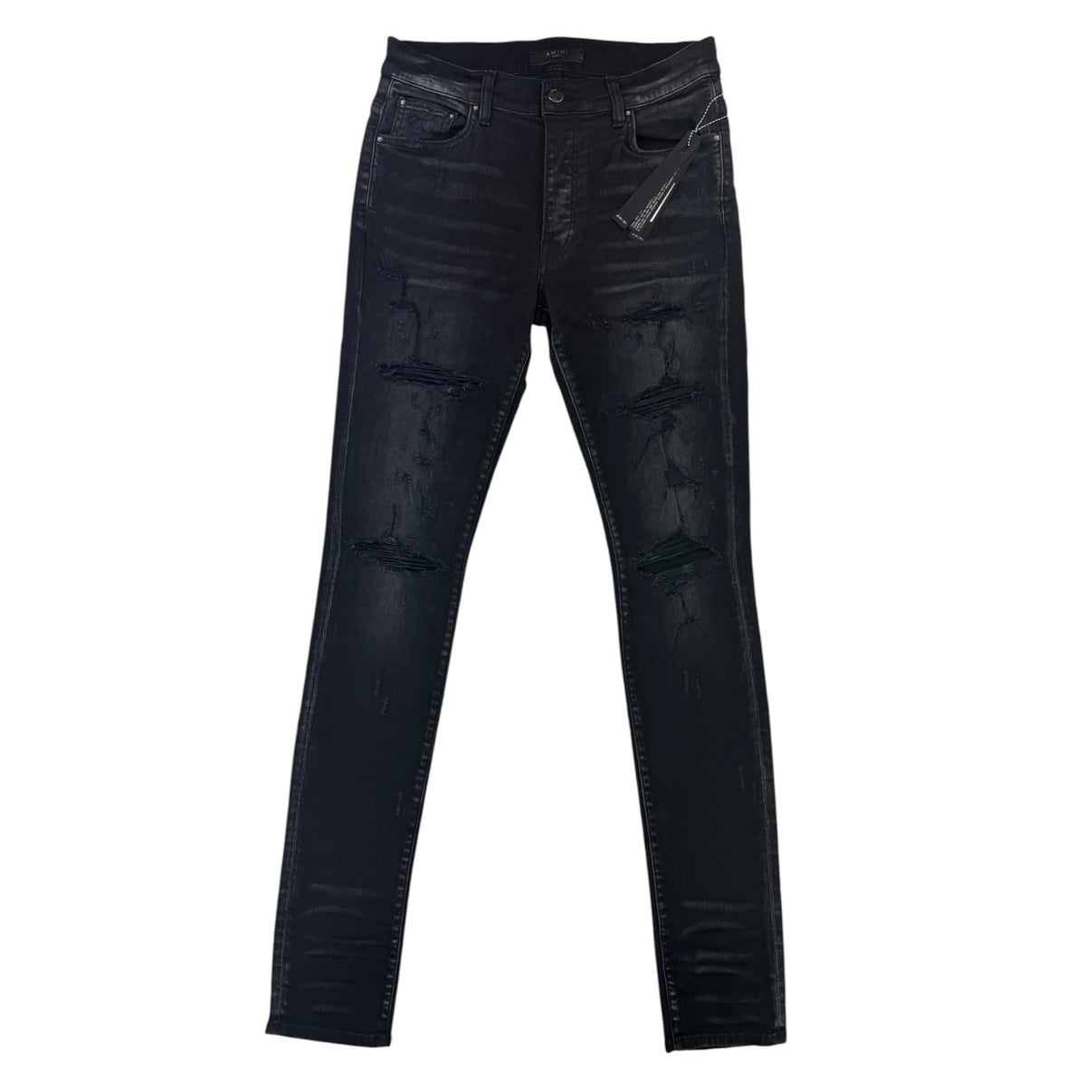 Amiri Men’s Black Ripped Distressed Jeans