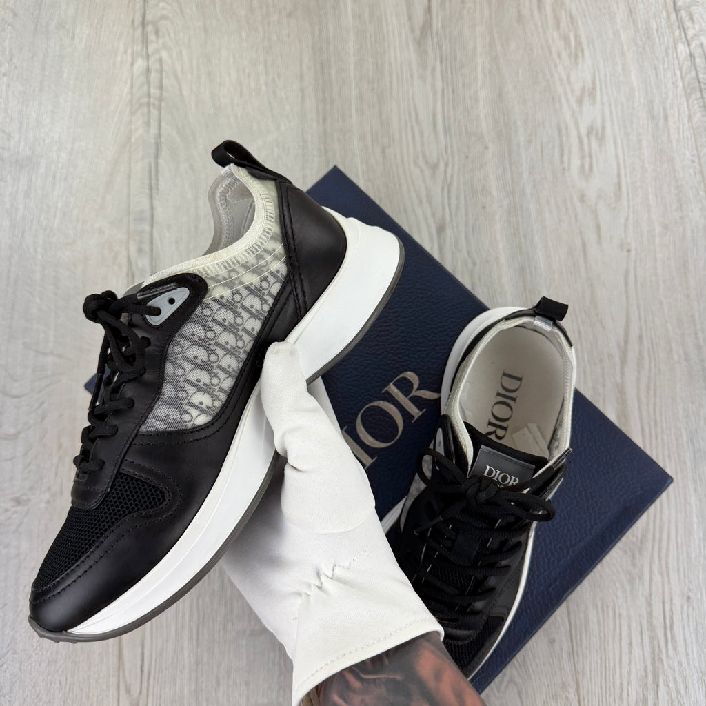 Dior B25 Men’s Black & White Trainers - 40 (Fit Uk 6.5)