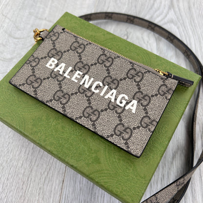 Gucci x Balenciaga The Hacker Project Card Case with Strap