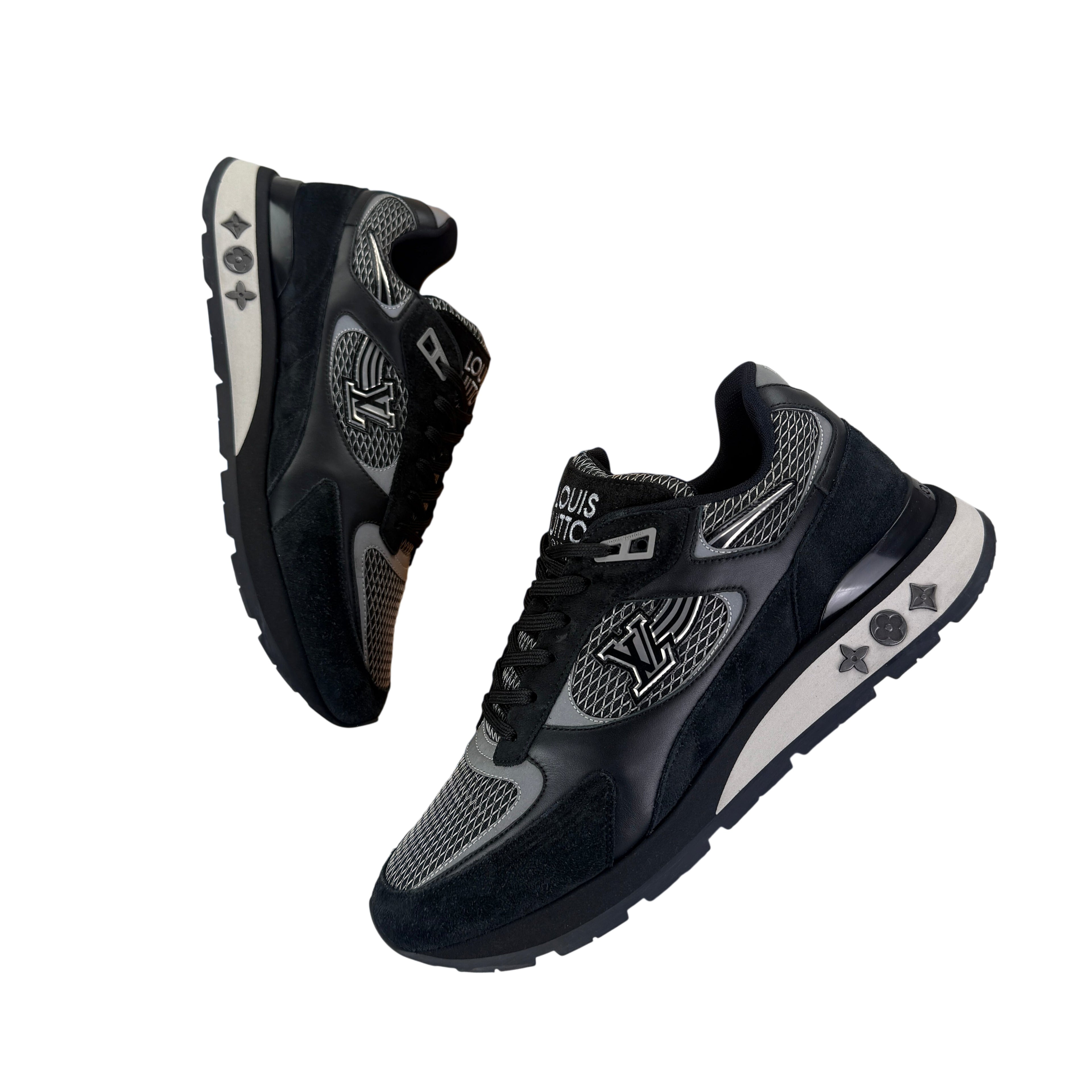 Louis Vuitton Men’s Black Run Away Trainers - Uk 6 (Fit Uk 7)