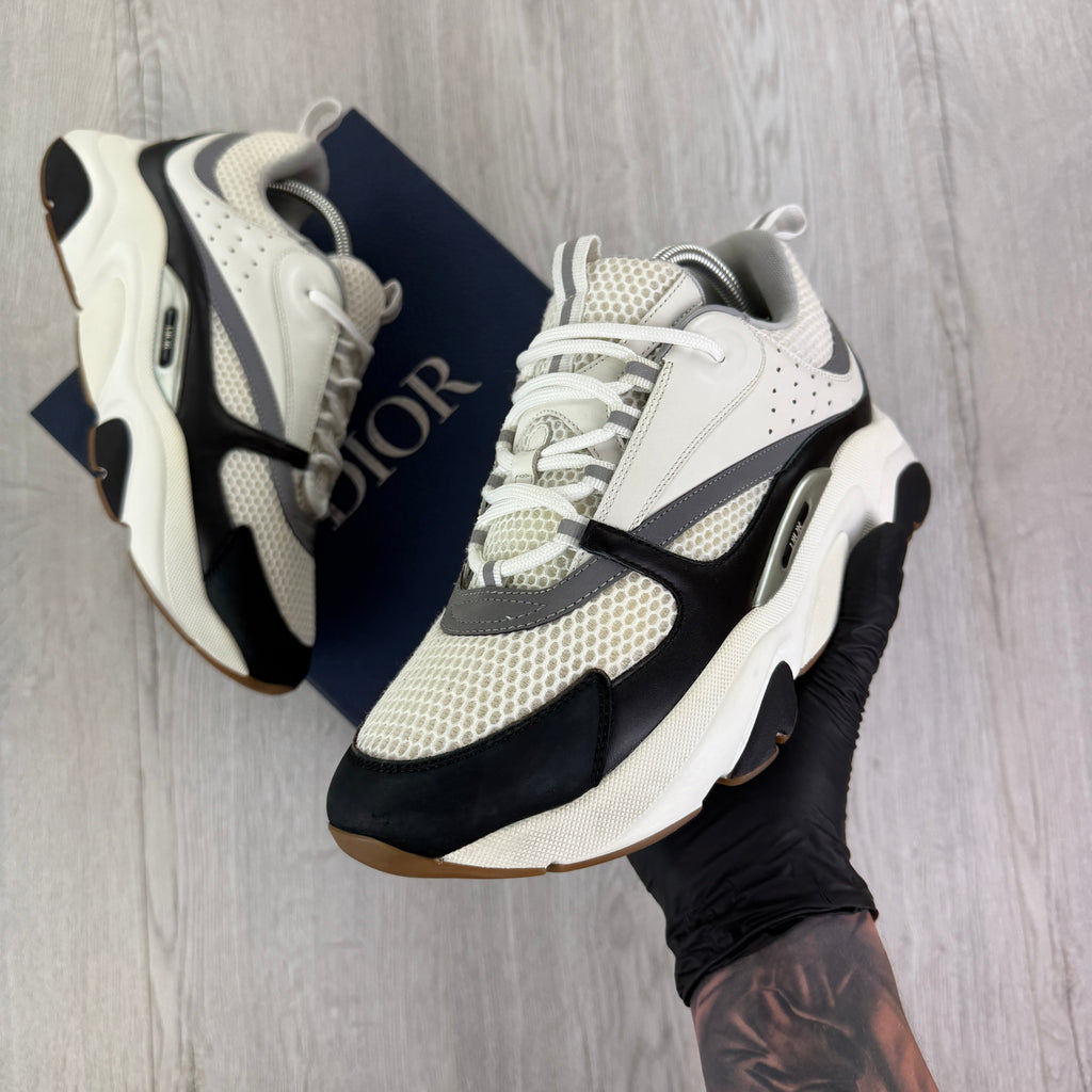 Dior B22 Men’s Black & White Trainers - 44 (Uk 9/9.5)