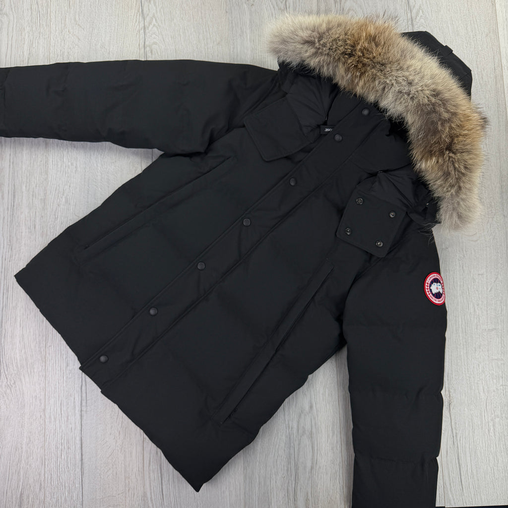 Canada Goose Men’s Black Wyndham Parker Jacket - Medium