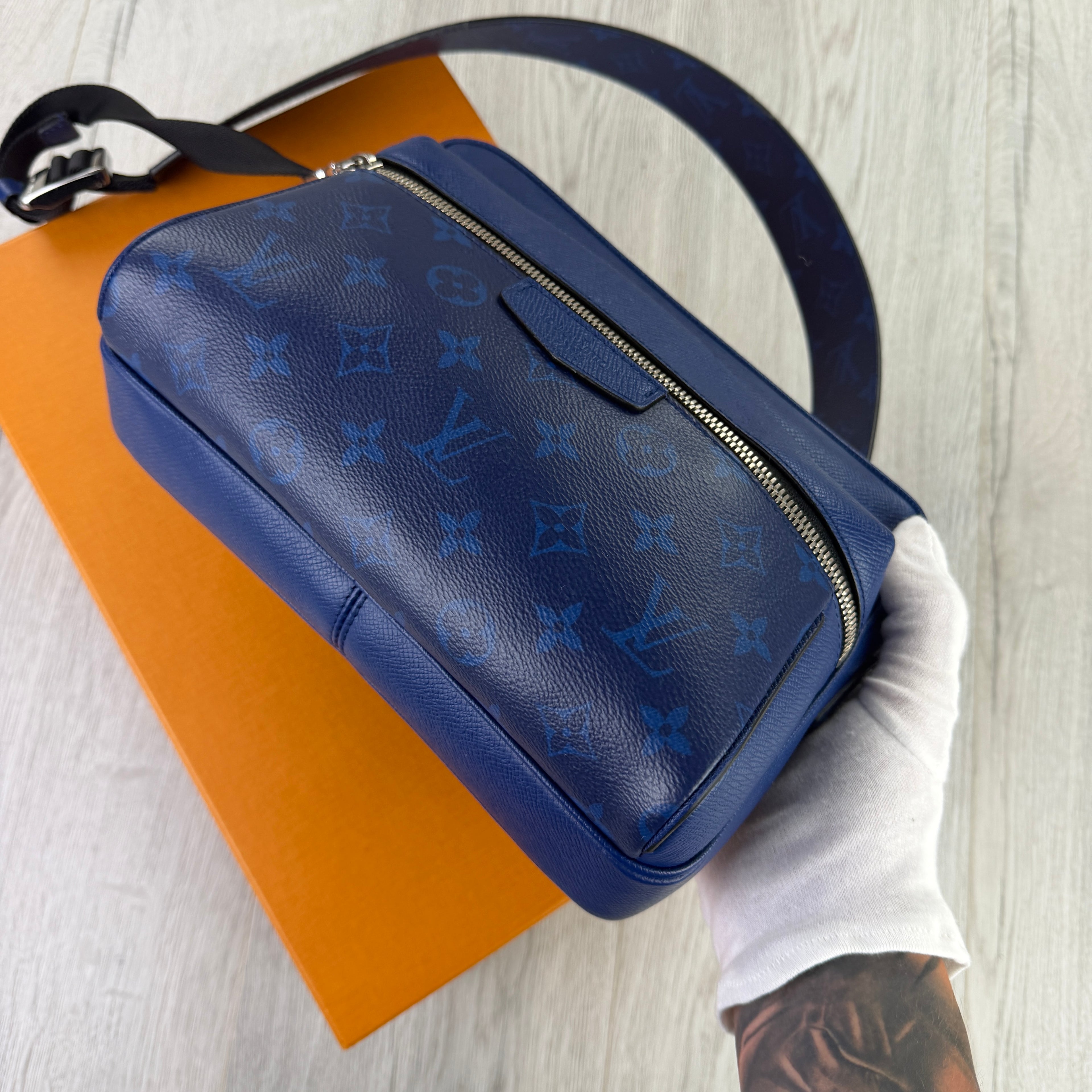 Louis Vuitton Men’s Blue Monogram Outdoor Messenger Bag
