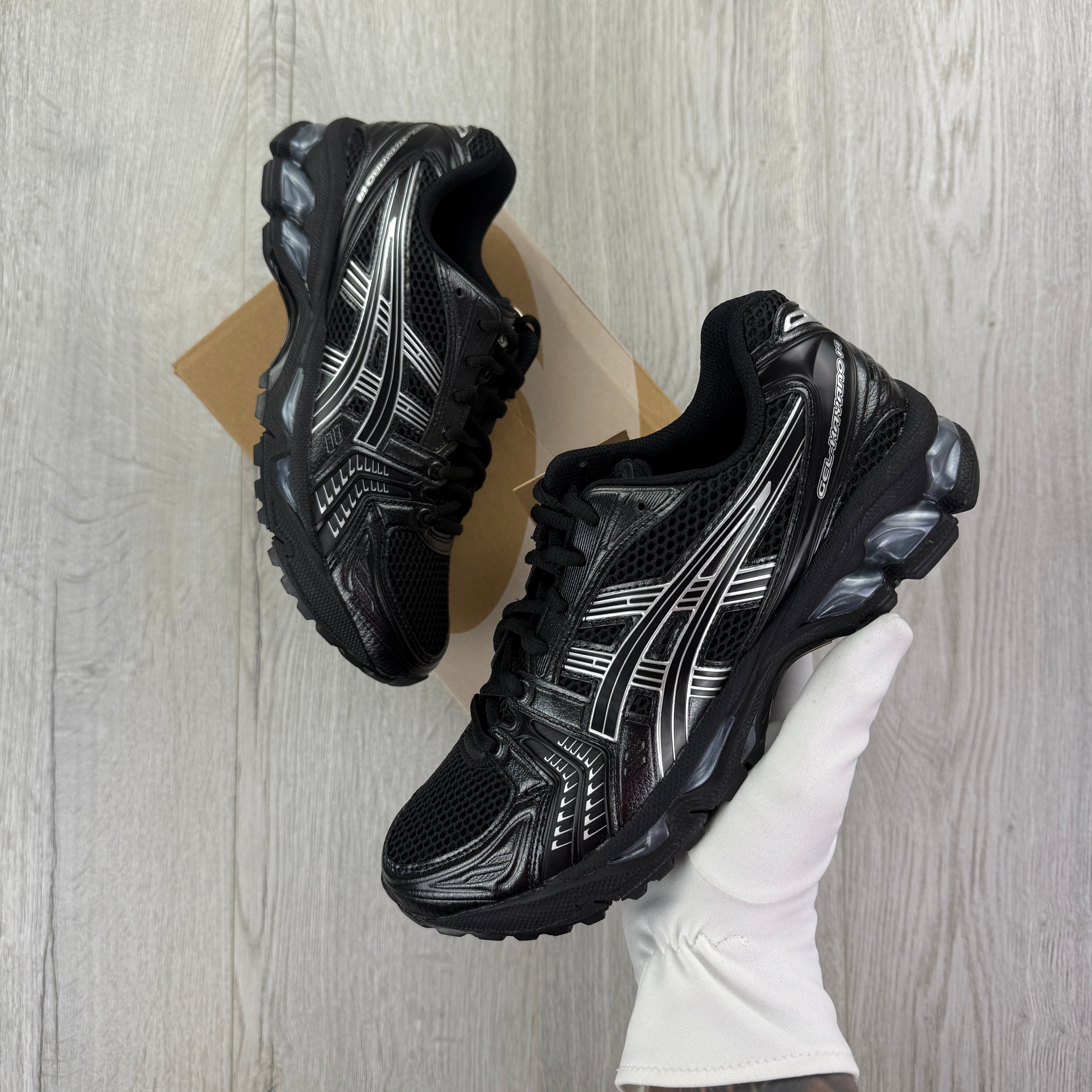 Asics Men’s Gel-kayano 14 Black/Pure Silver Trainers