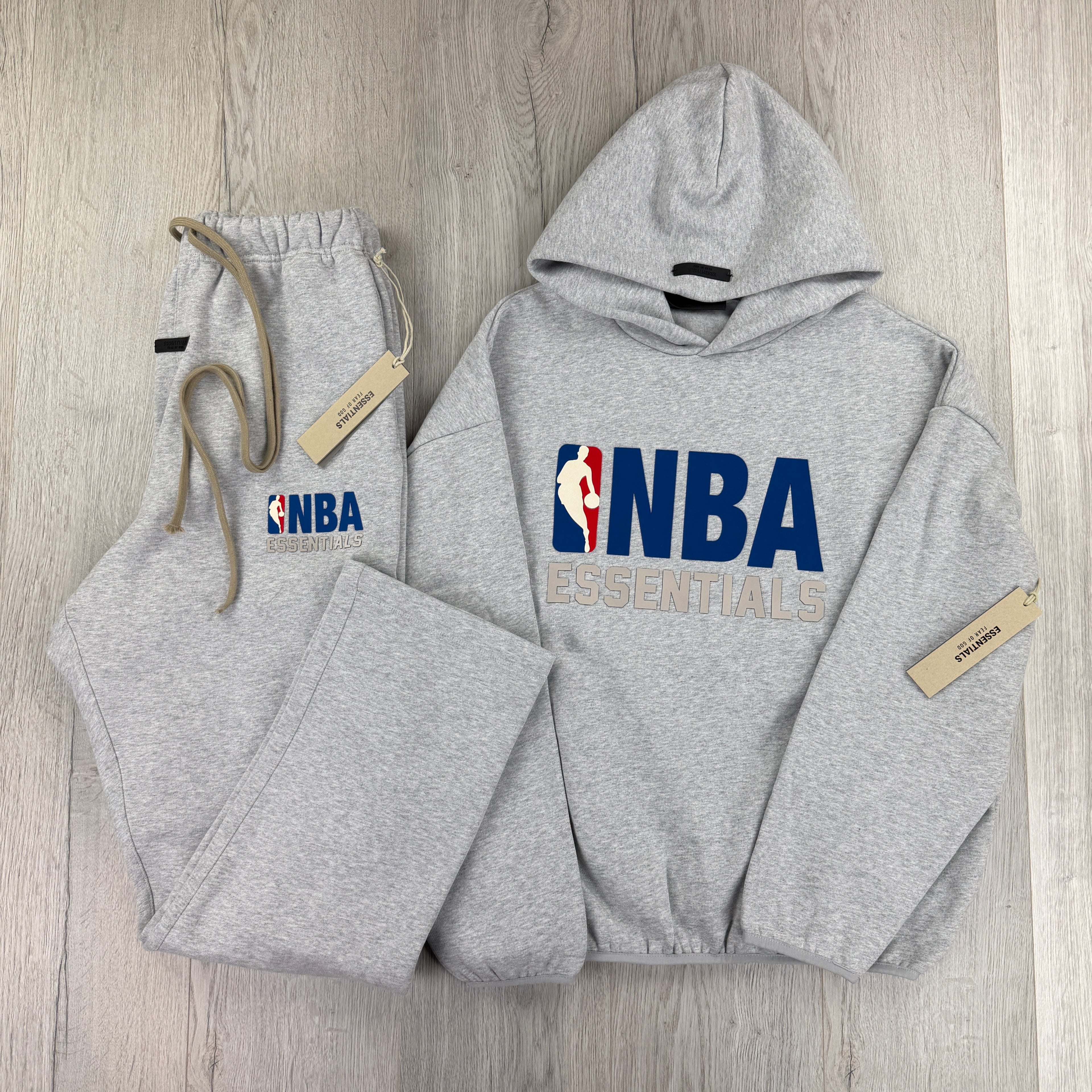Essentials x NBA Men’s Grey Full Tracksuit