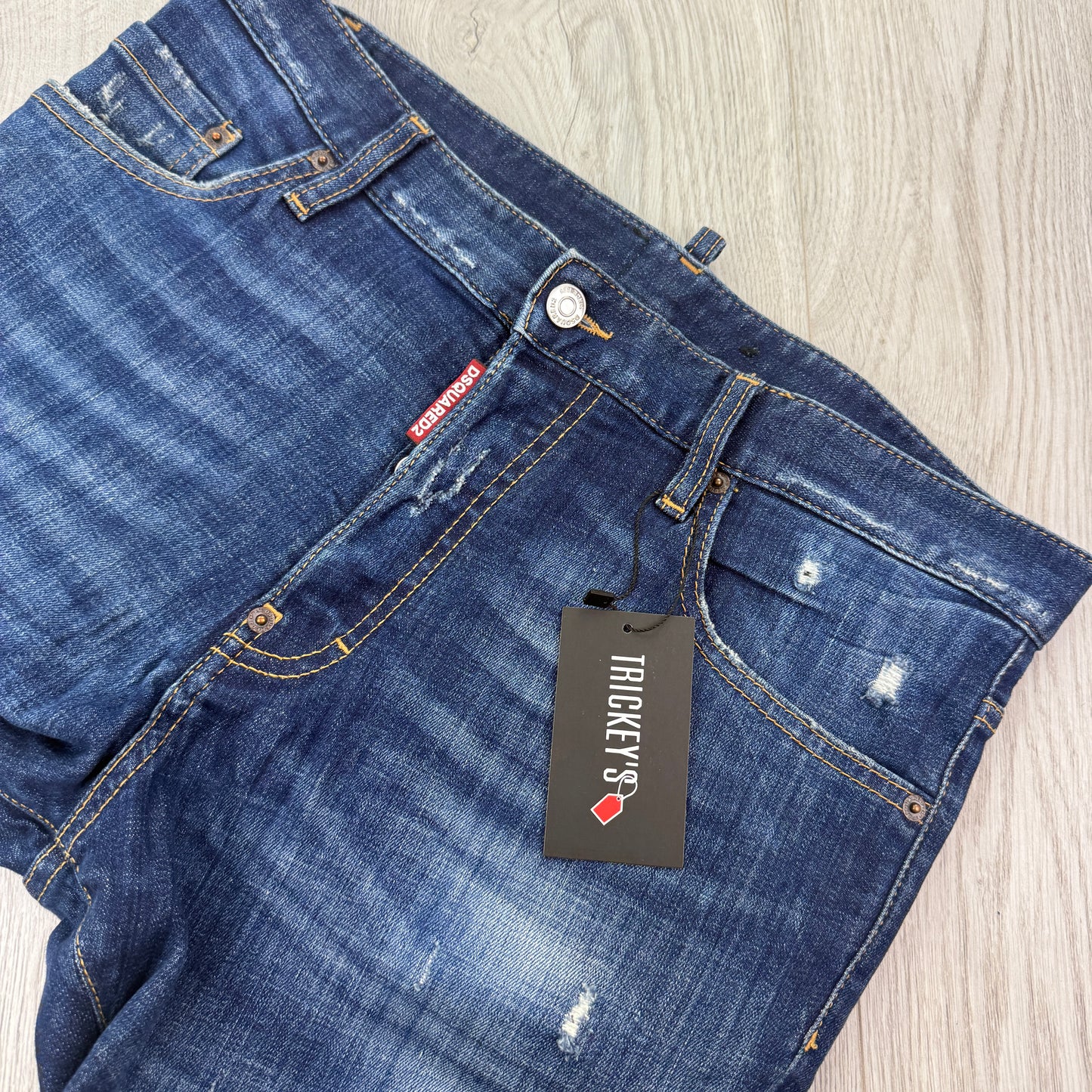 Dsquared2 Men’s Distressed Cigarette Jeans - 48 (Uk 32)