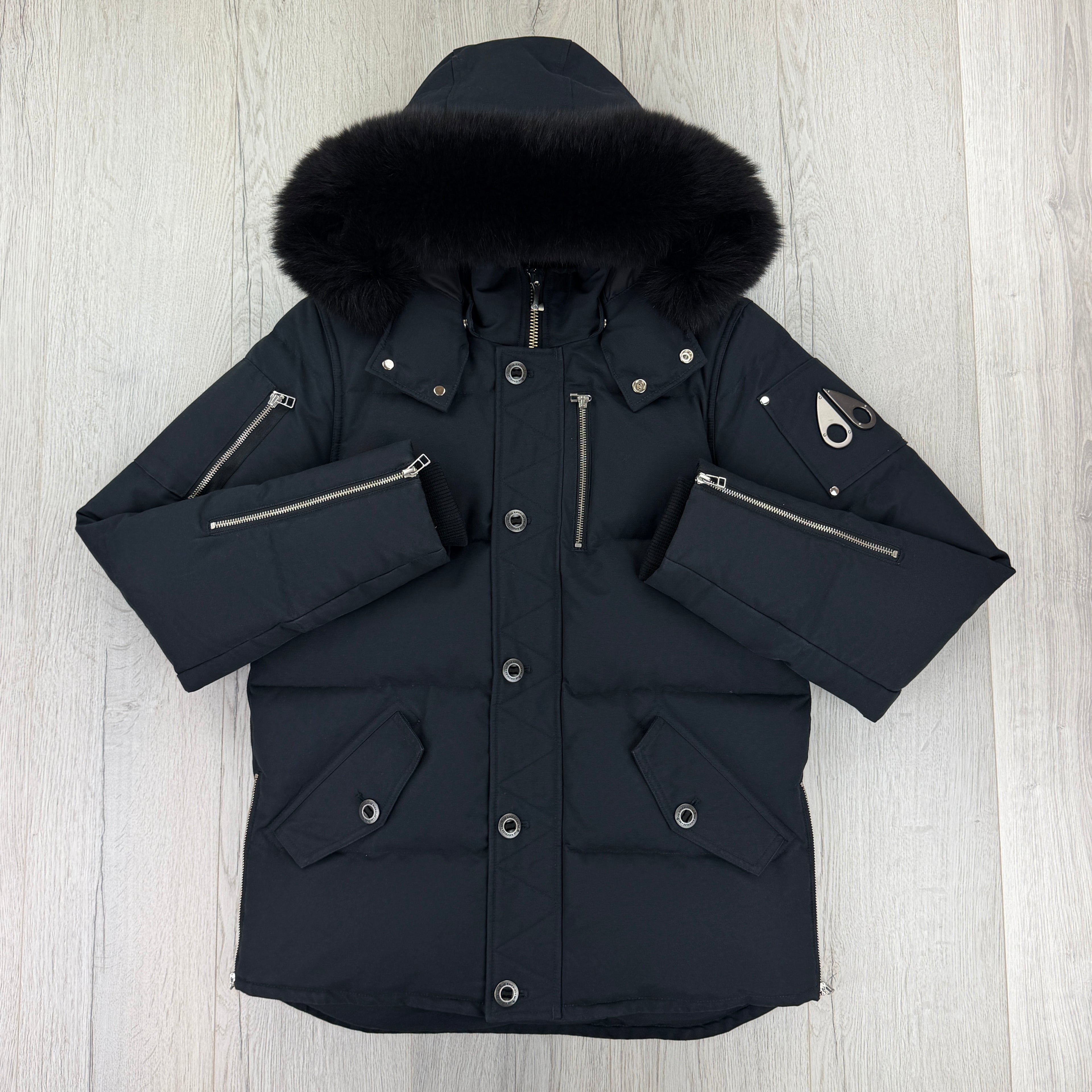 Moose Knuckles Men’s Navy 3Q Parker Jacket - Medium