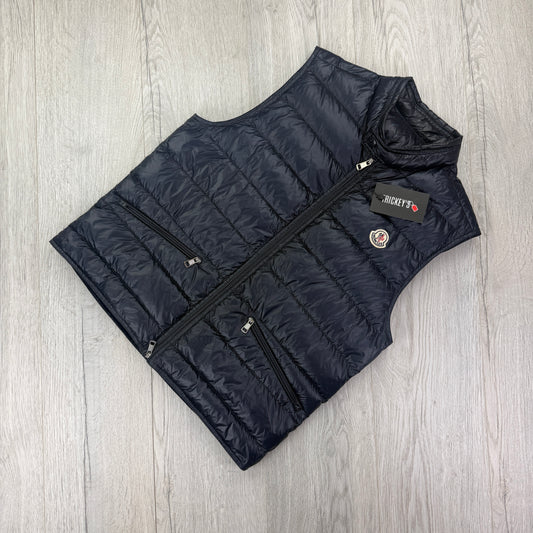 Moncler Men’s Navy GUI Gilet - Size 3