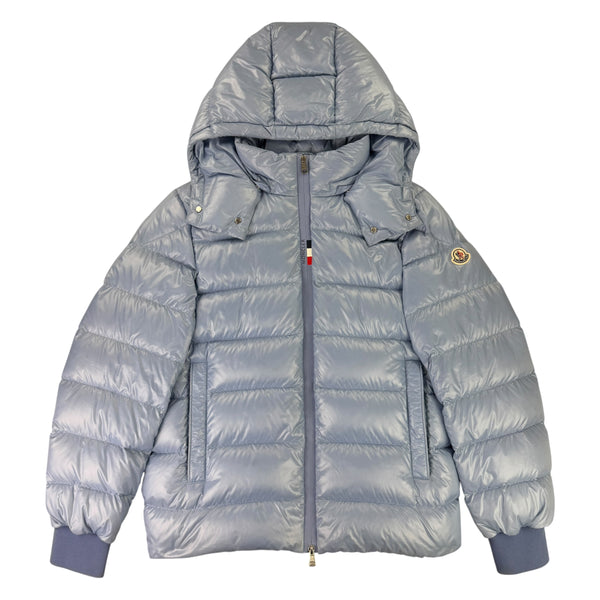 Moncler Men’s Cuvellier Baby Blue Zip-up Down Jacket - Size 4