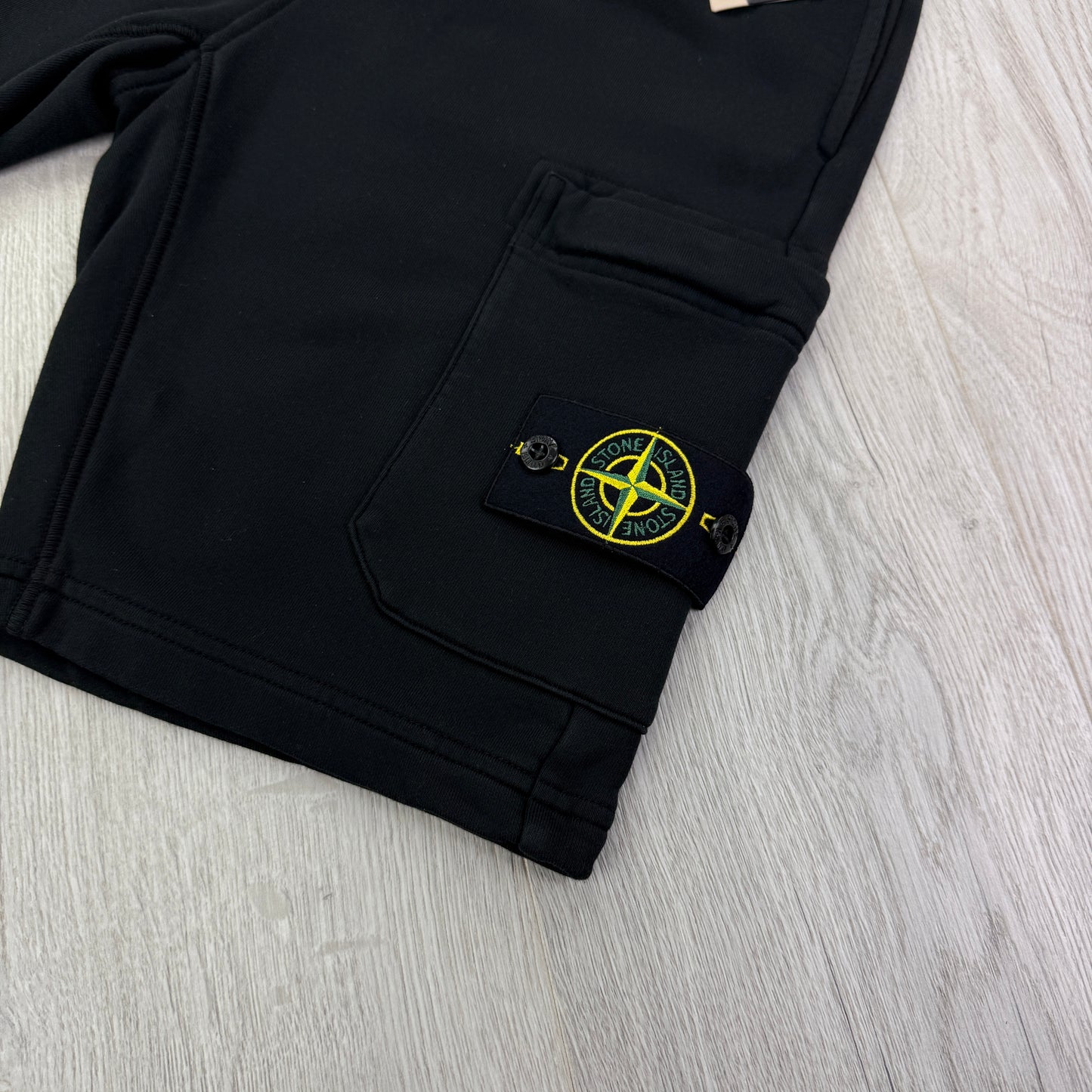 Stone Island Men’s Black Jersey Shorts