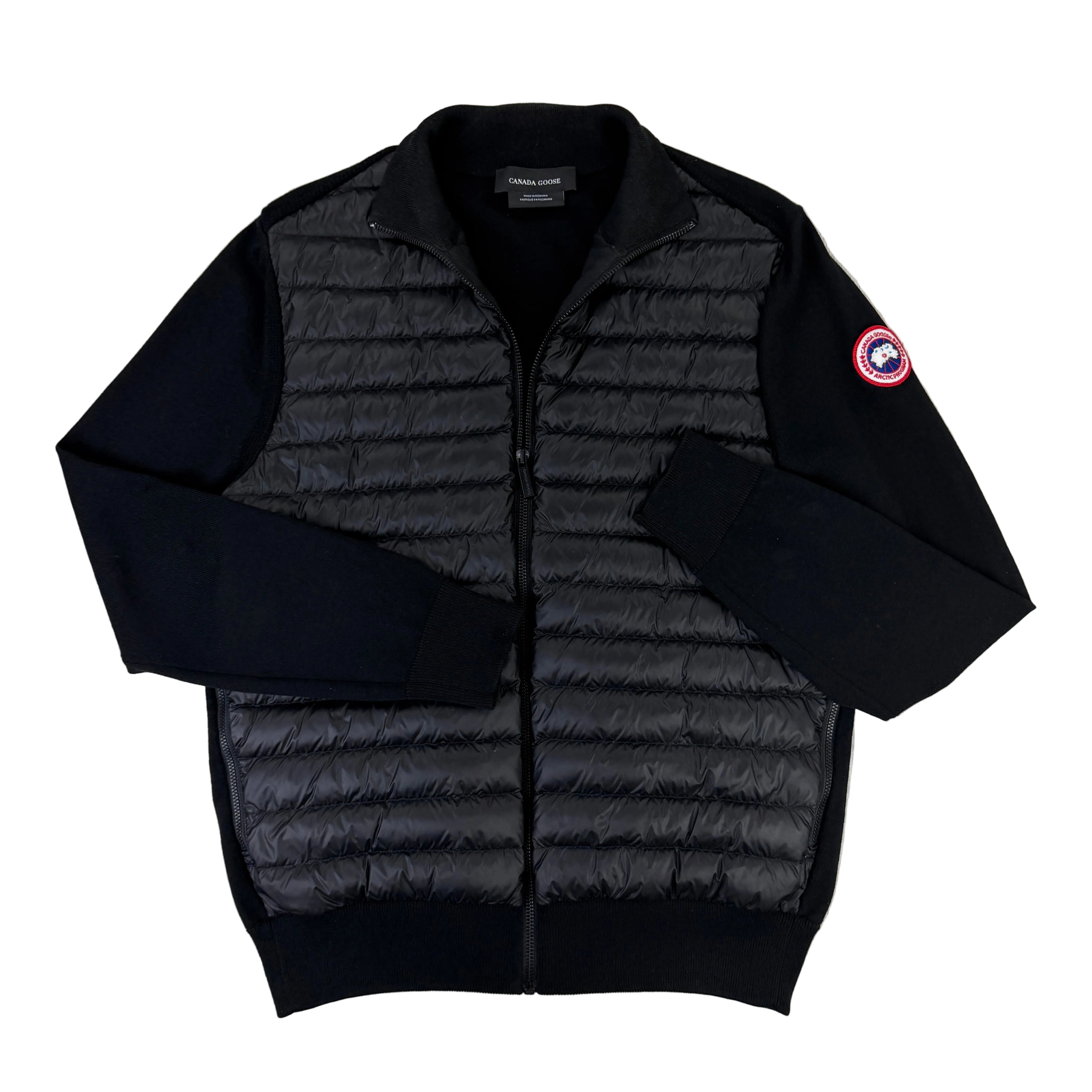 Canada Goose Men’s Zip-up Grey Padded Fleece - Medium