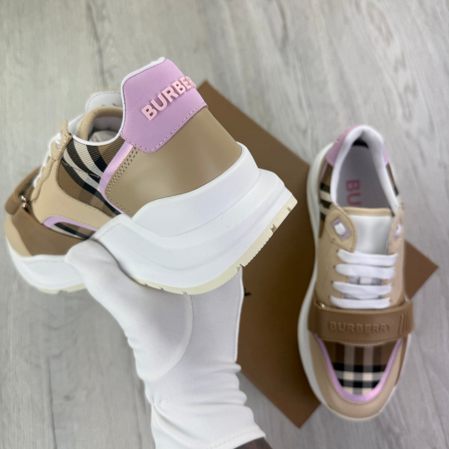 Burberry Women’s Ramsey Check Trainers