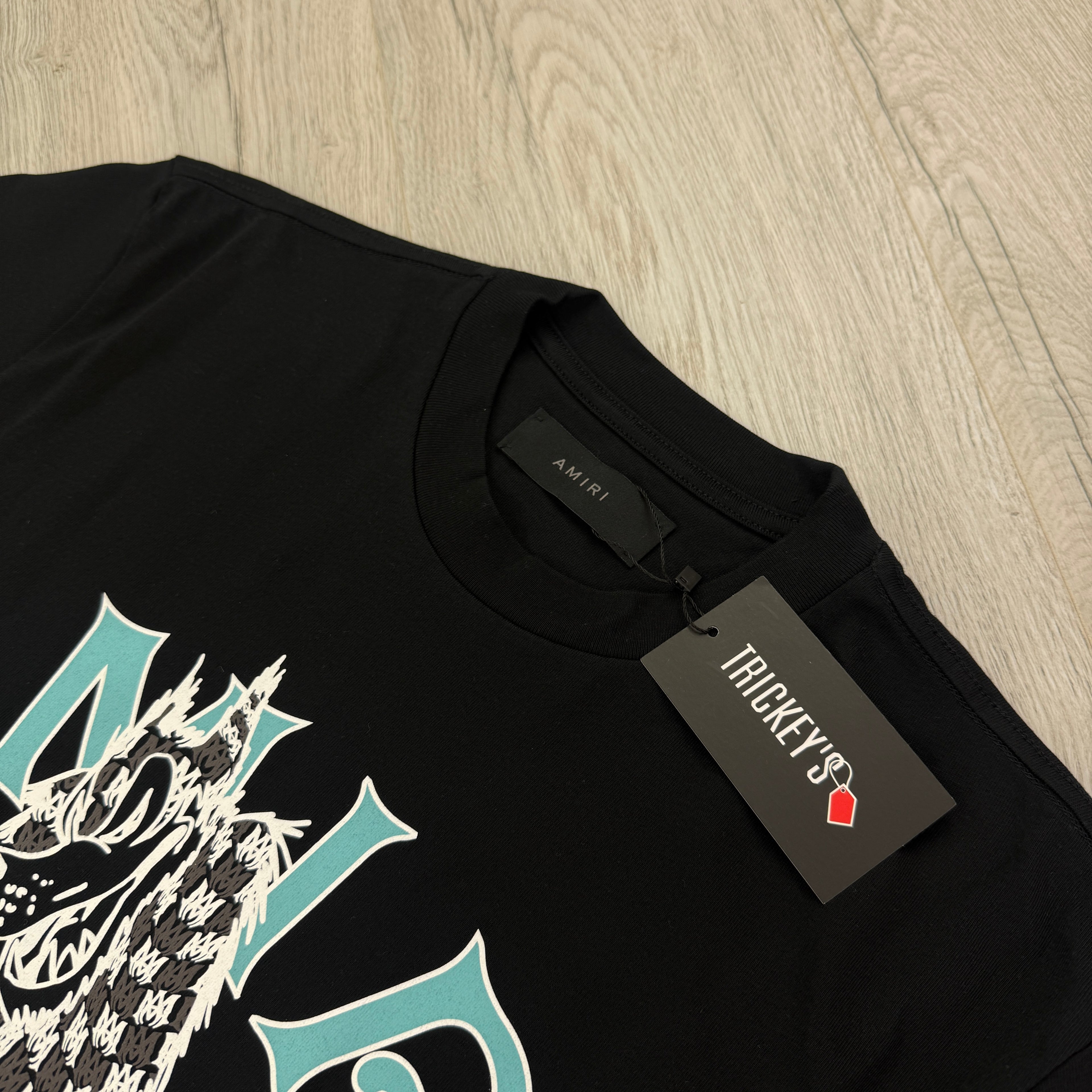 Amiri Records Hollywood Black T-shirt