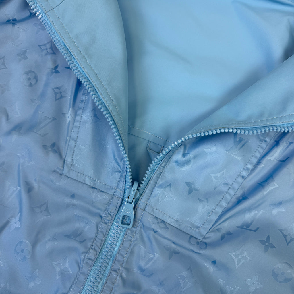 Louis Vuitton Men’s Monogram Reversible Blue Windbreaker Jacket - Size 50 (M/L)
