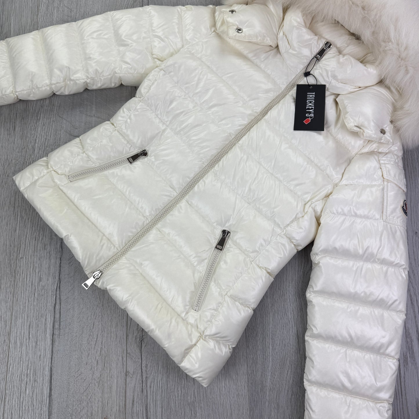 Moncler Women’s Cream / Beige BadyF Down Jacket - Size 0