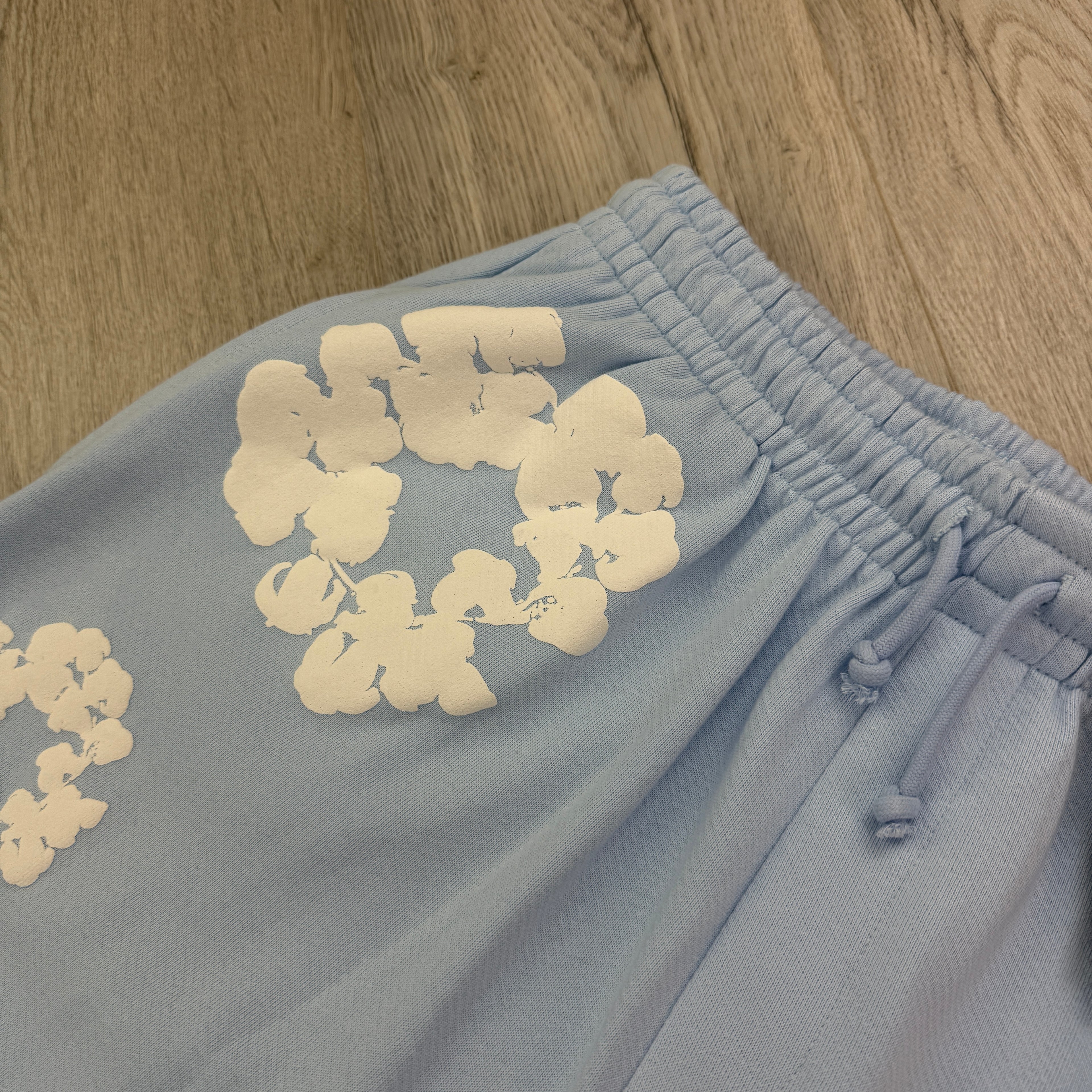 Denim Tears Baby Blue Jersey Shorts