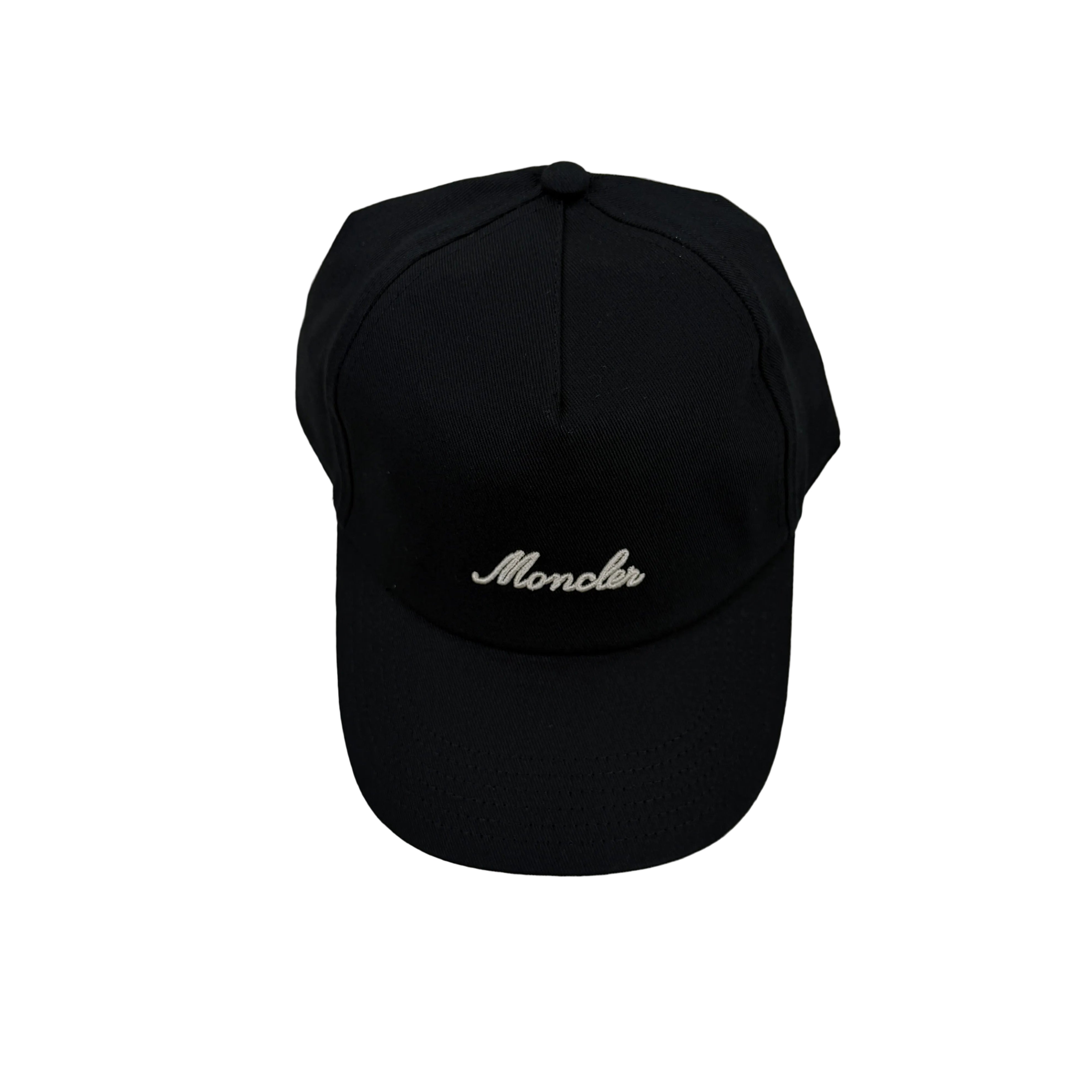 （nananananan ）MONCLER キャップ　ブラック Moncler Men's Black Baseball Cap – Trickey.store