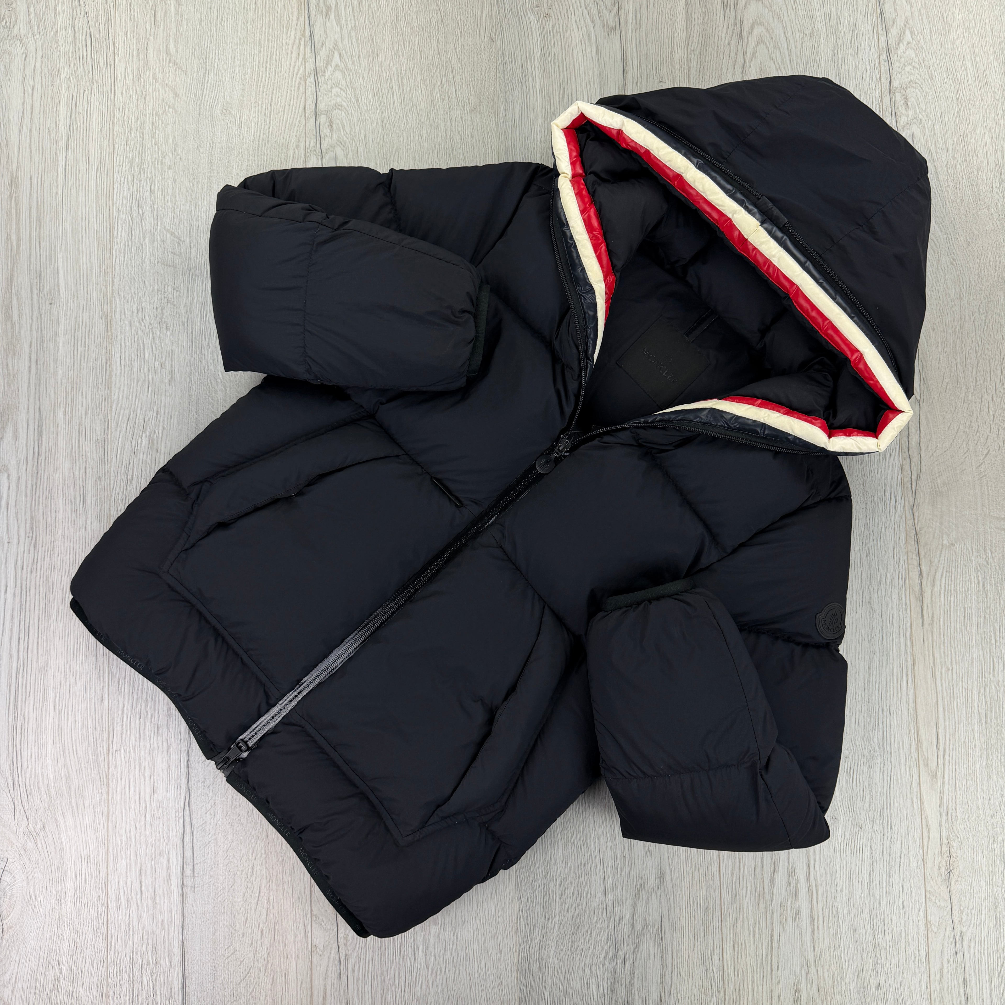 Moncler Men’s Black Champsaur Jacket Black Badge - Size 0