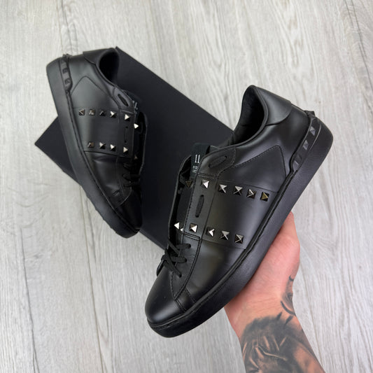 Valentino Men’s Black Untitled Rockstud Trainers