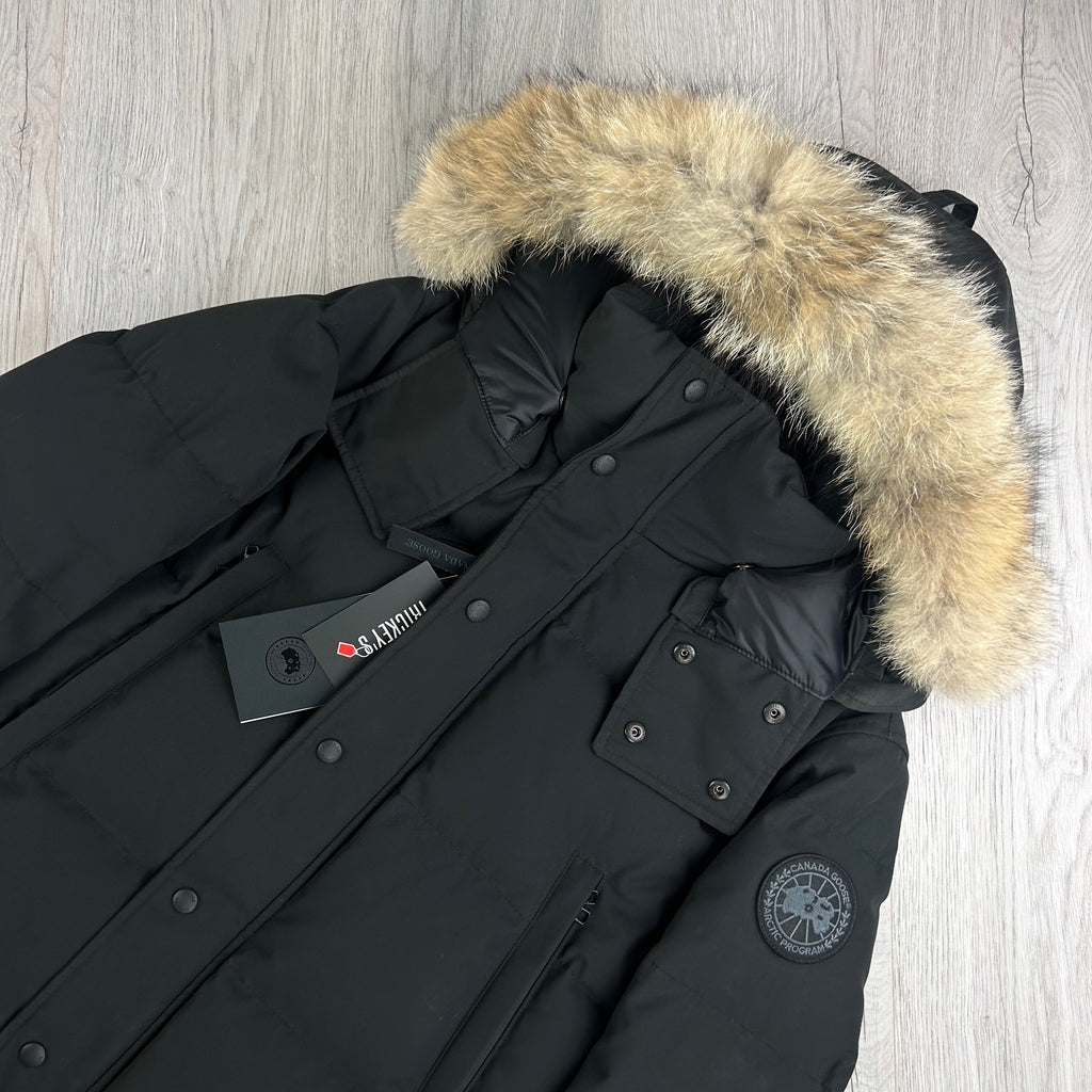 Canada Goose Men’s Black Badge Wyndham Parker Jacket - Medium
