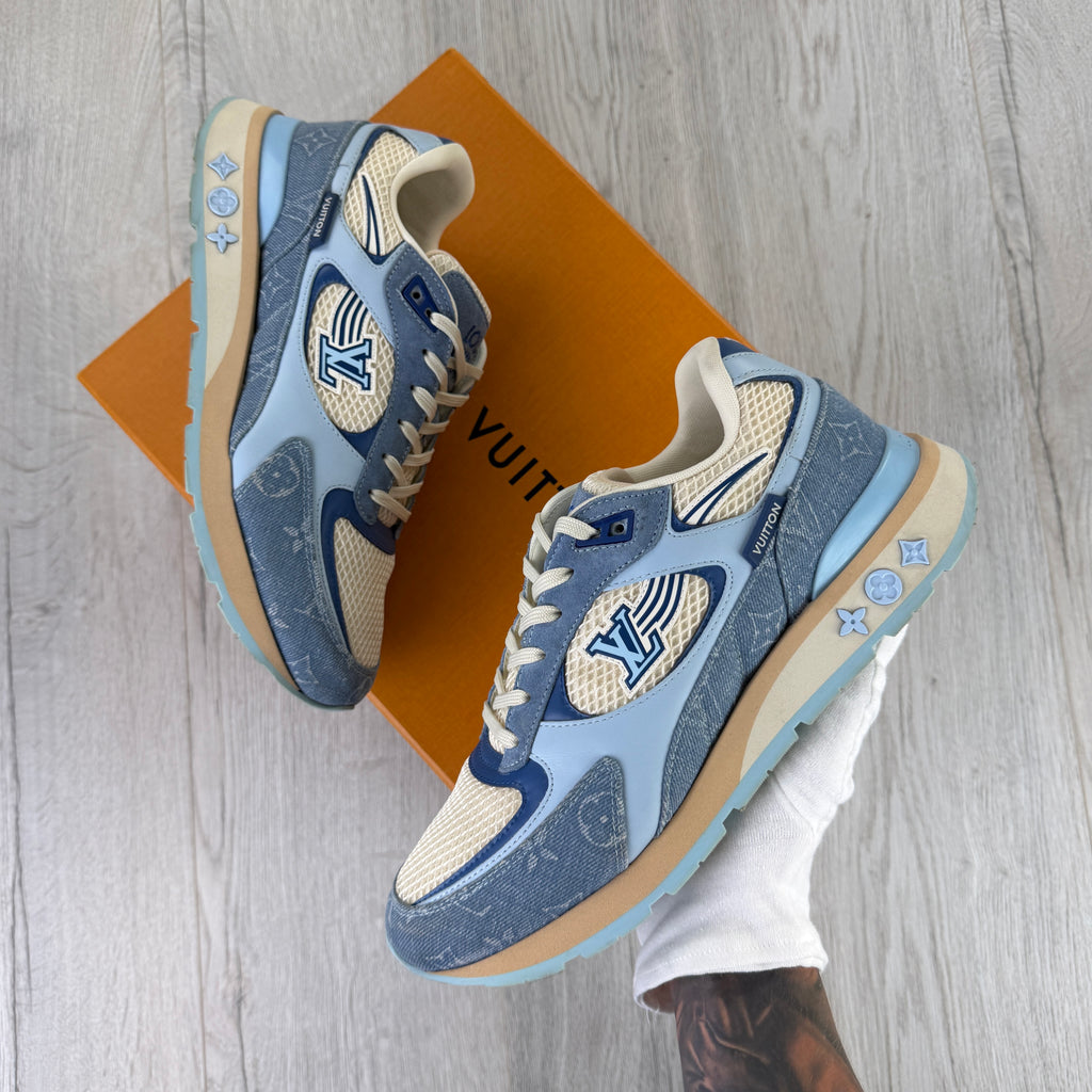 Louis Vuitton Men’s Blue Run Away Trainers - Uk 7.5 (Fit Uk 8)