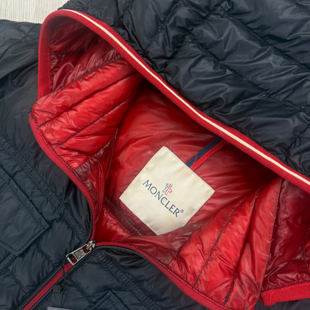 Moncler Men’s Navy / Red Clovis Jacket - Size 3