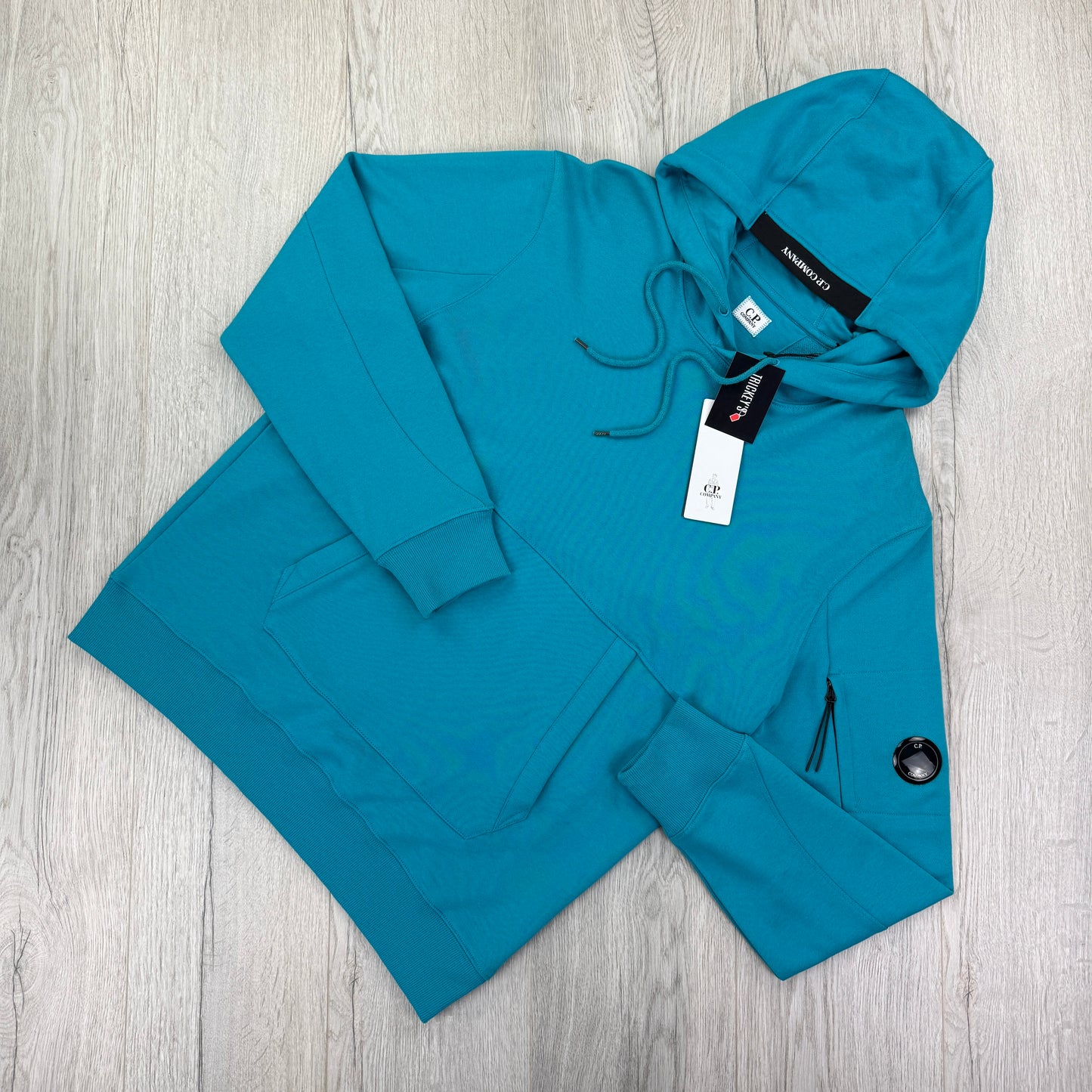 Cp Company Men’s Turquoise Pullover Hoodie - XL