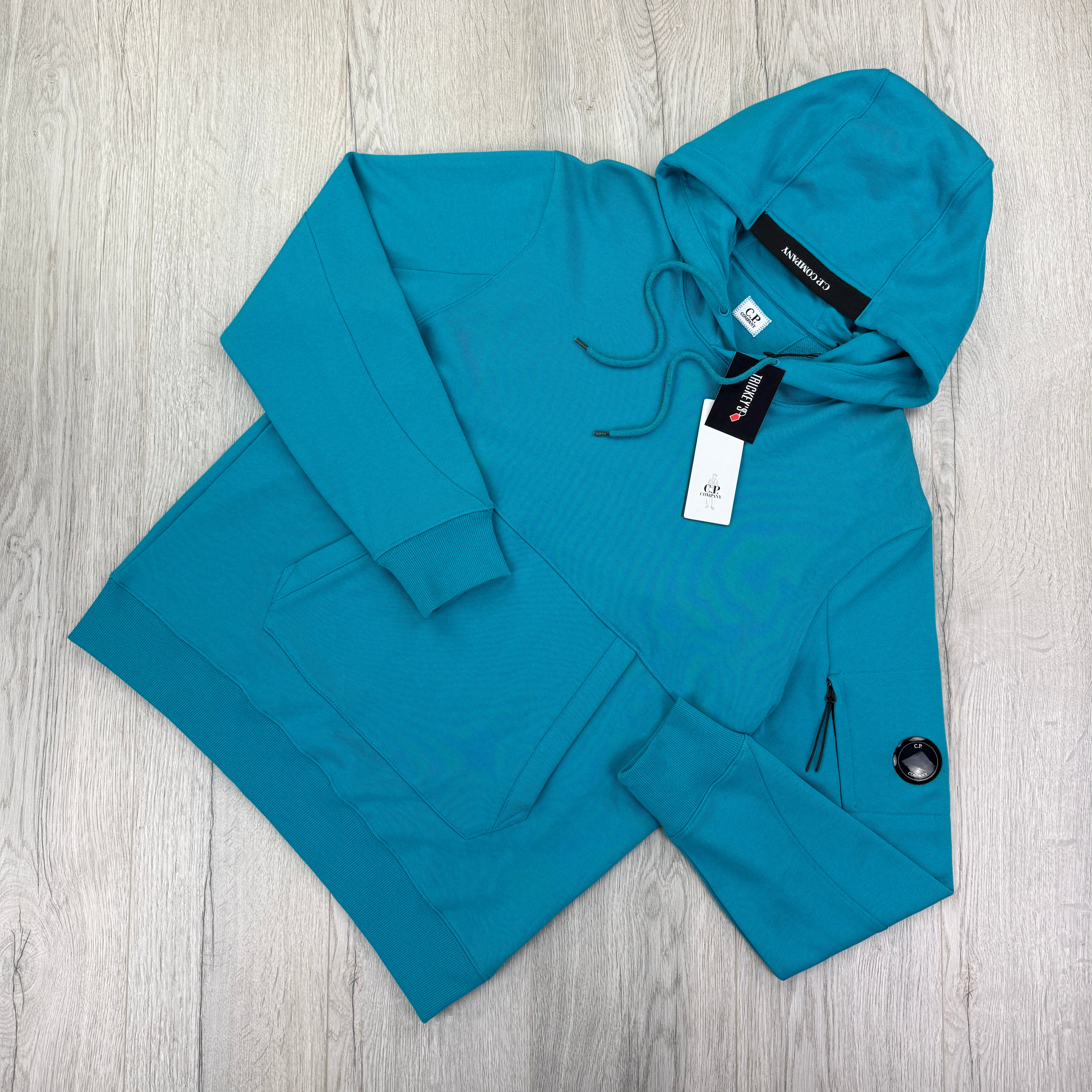 Cp Company Men’s Turquoise Pullover Hoodie - XL