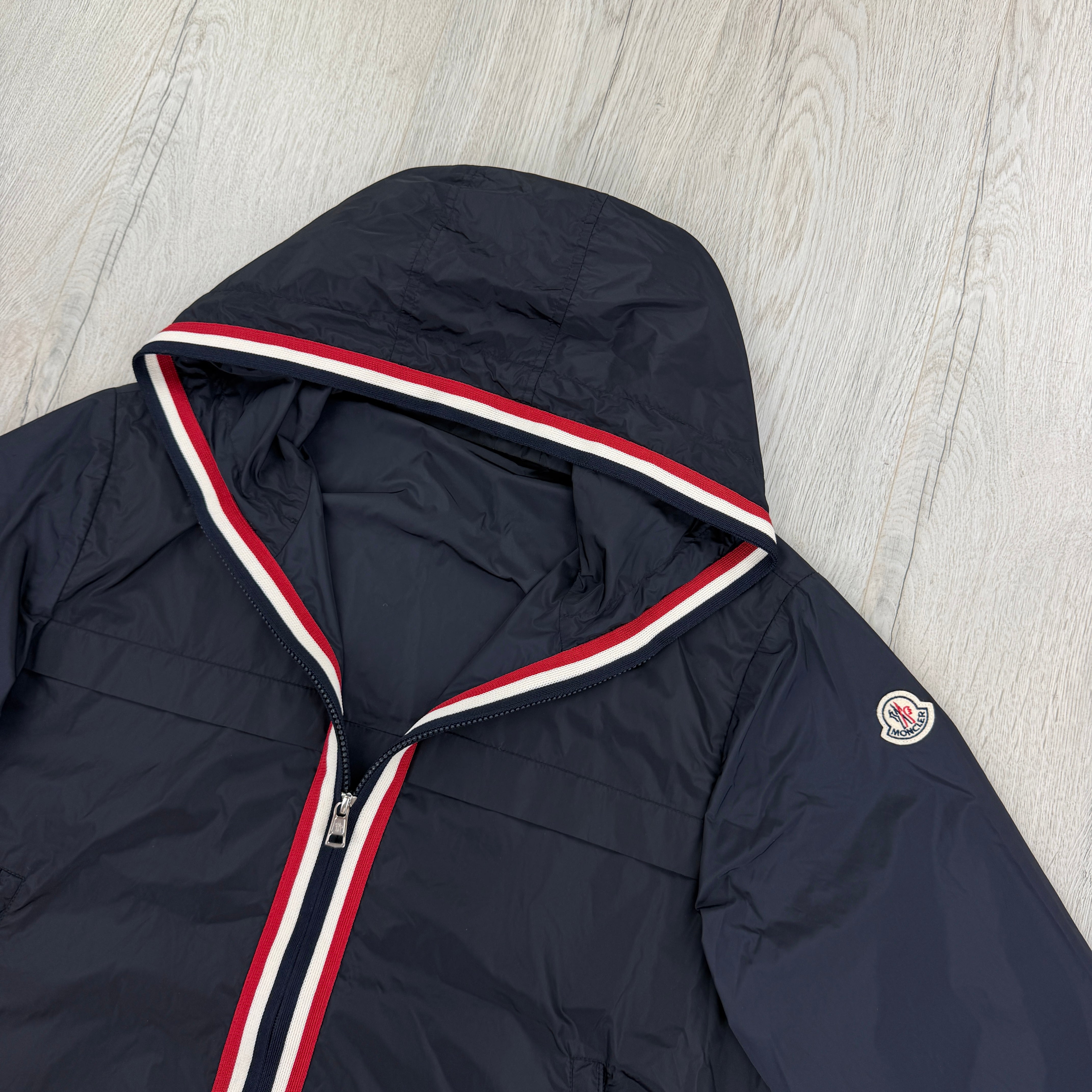Moncler Men's Navy Zip-up Anton Windbreaker Jacket – Trickey.store