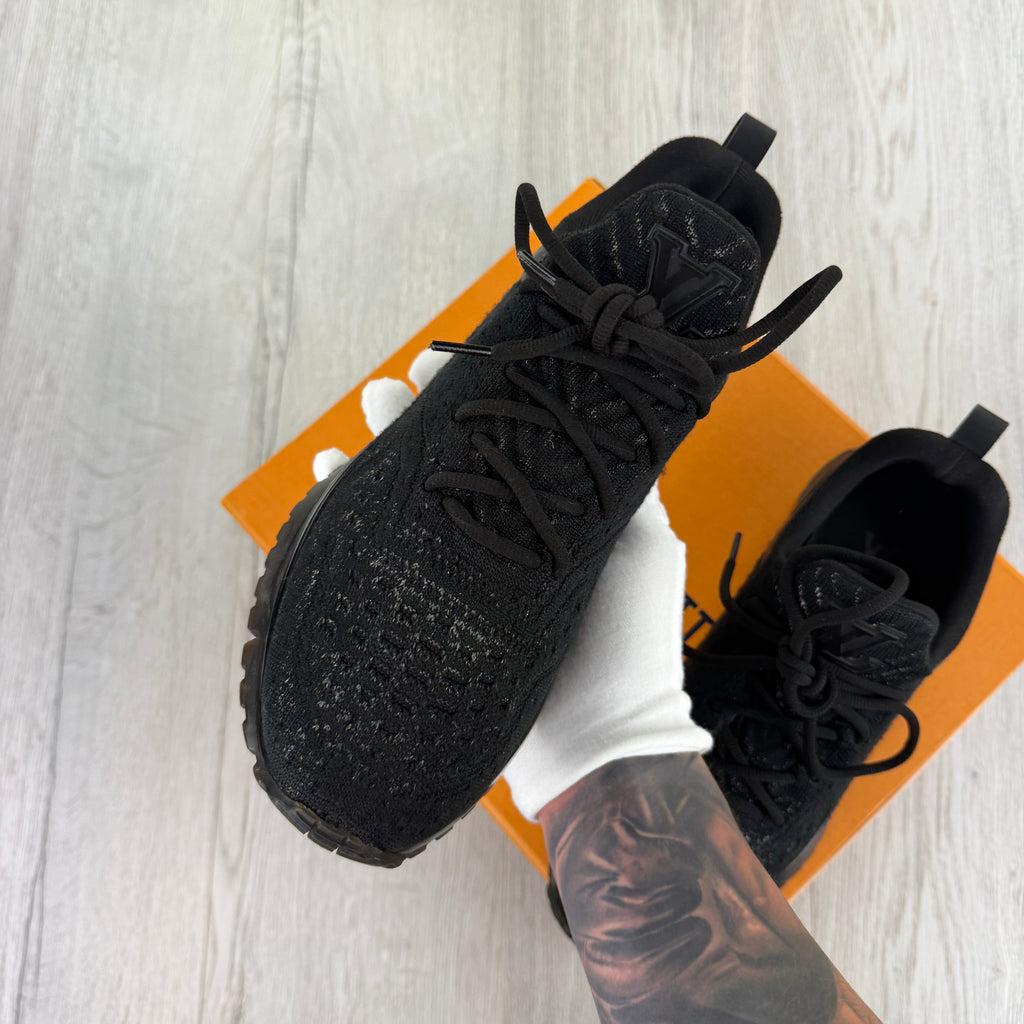 Louis Vuitton Men’s VNR Black Trainers - Uk 8