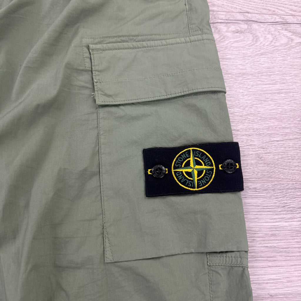 Stone Island Men’s Khaki Cargo Trousers - Uk 32