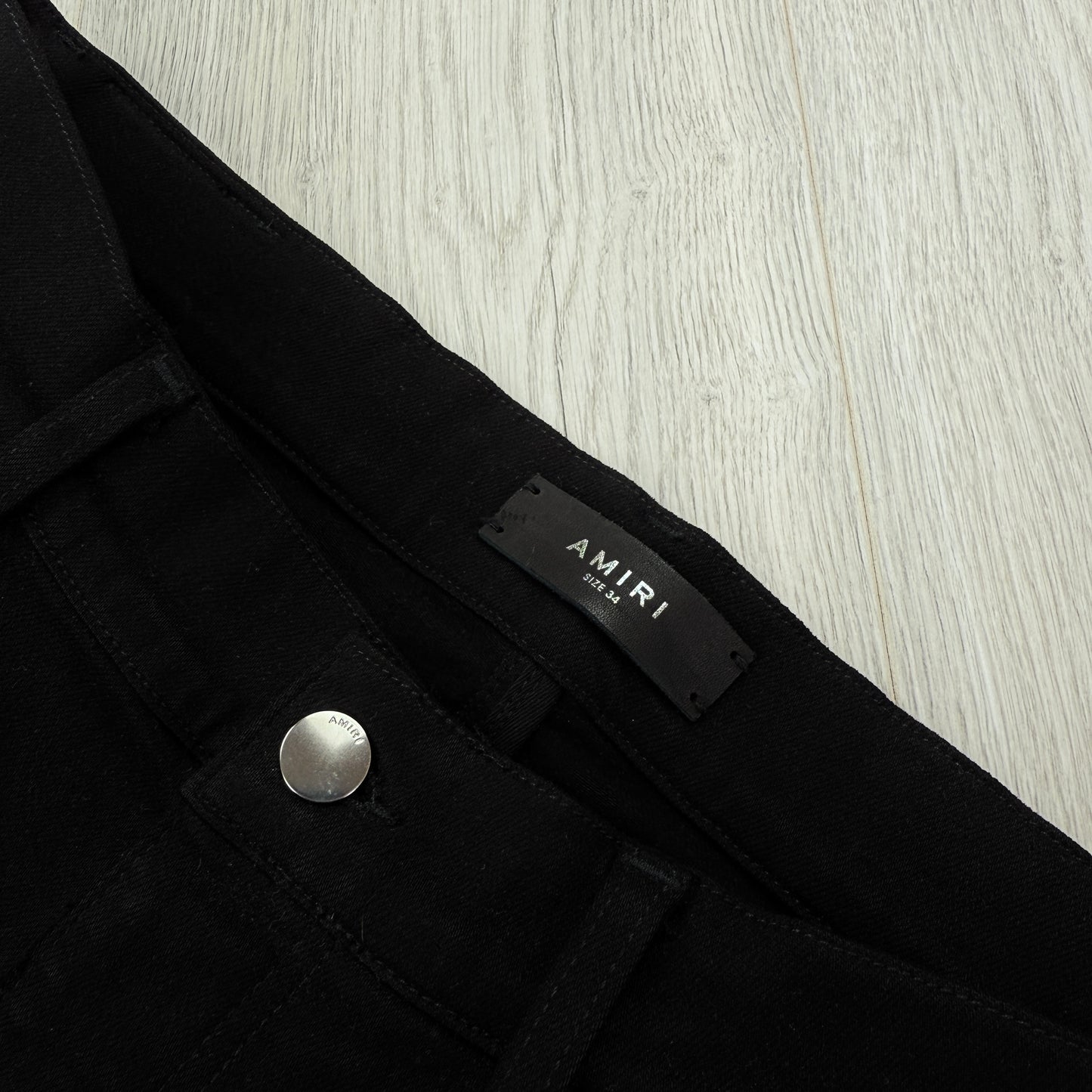 Amiri Men’s Black Plane Slim Jeans - Uk 34