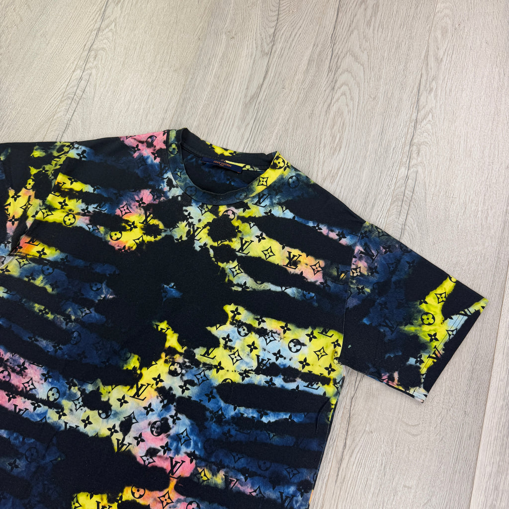 Louis Vuitton Men’s Monogram Tie Dye T-shirt - Medium