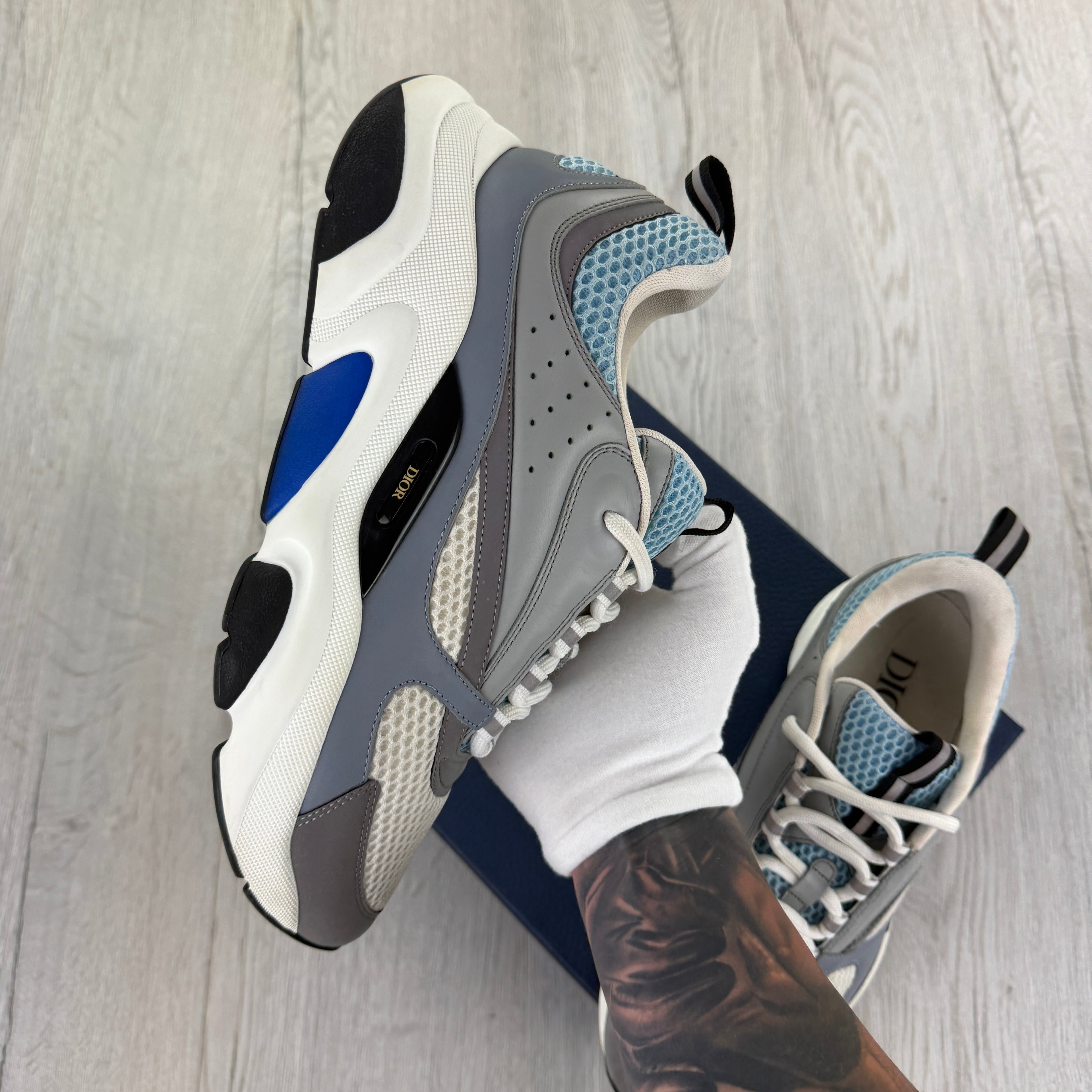 Dior B22 Men’s Baby Blue Runners - 43 (Fit Uk 8.5)