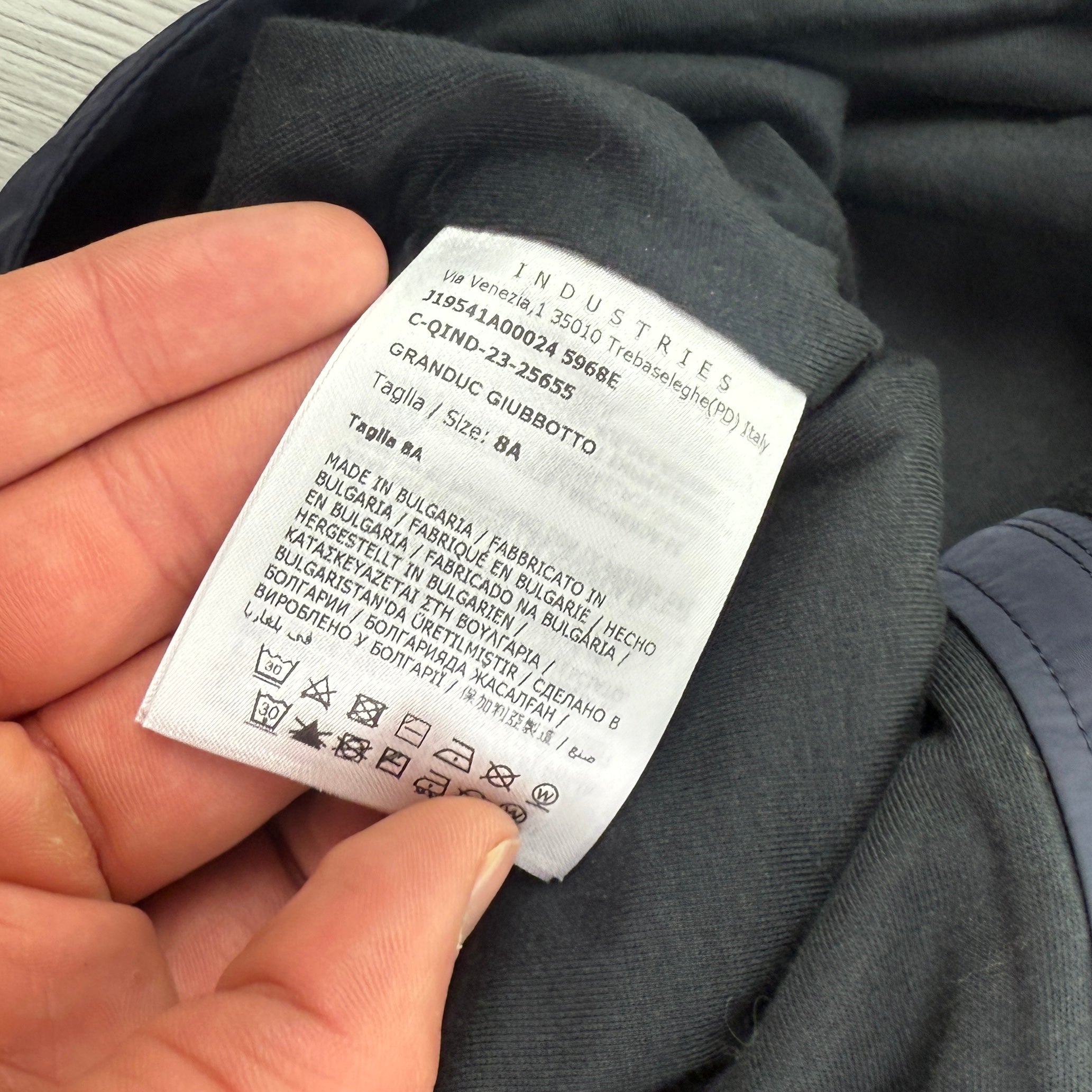 Moncler Kids Granduc Navy Zip-up Windbreaker - Aged 8