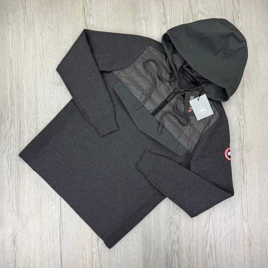 Canada Goose Men’s Grey 1/4 Zip Cardigan - Medium