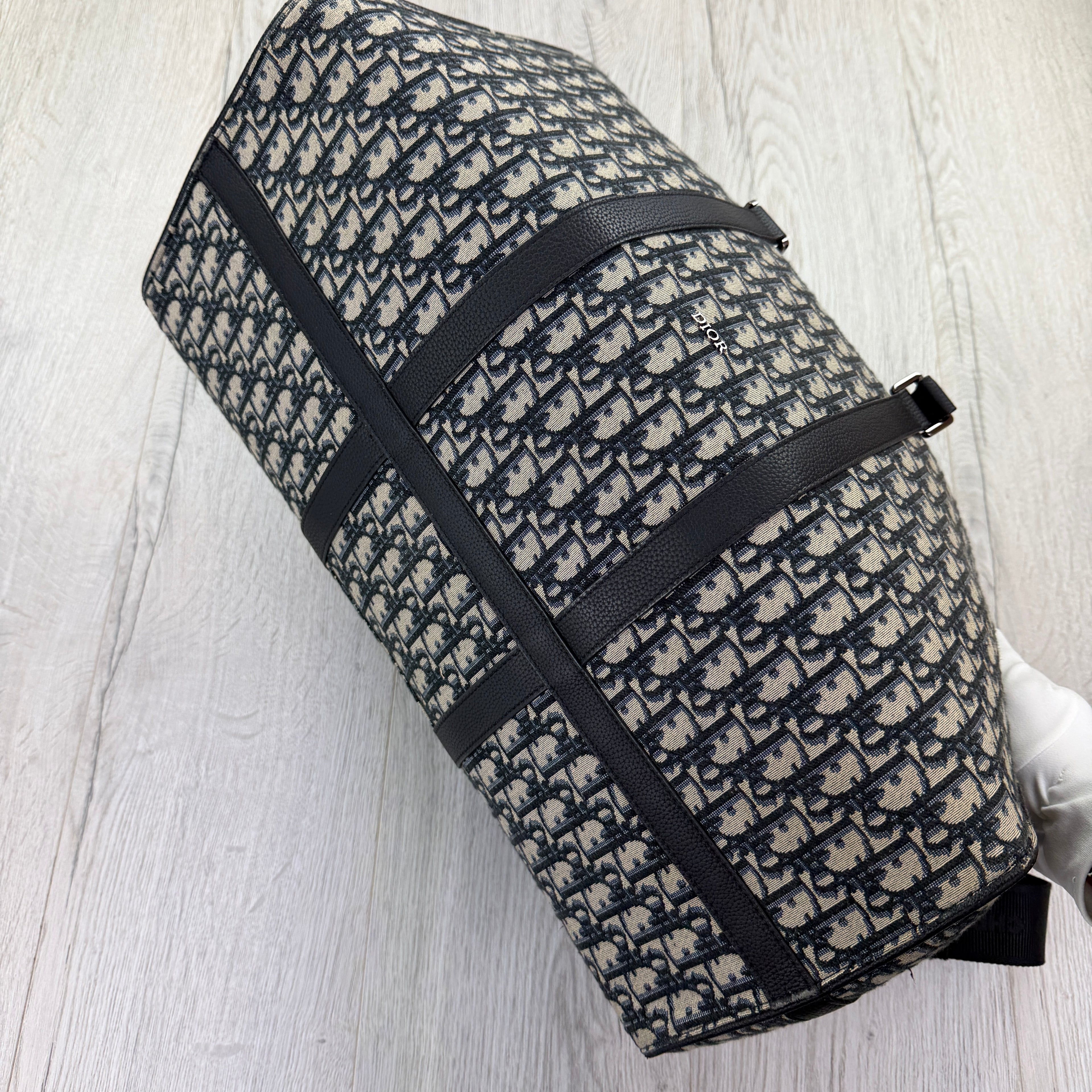 Dior Oblique Jacquard Lingo 50 Boston Bag Travel Bag