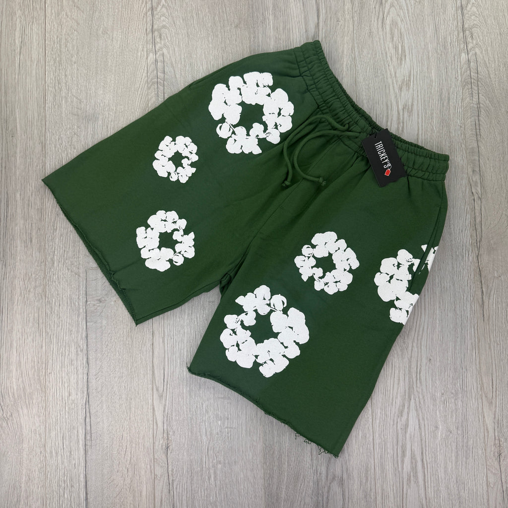Denim Tears Men’s Green Shorts