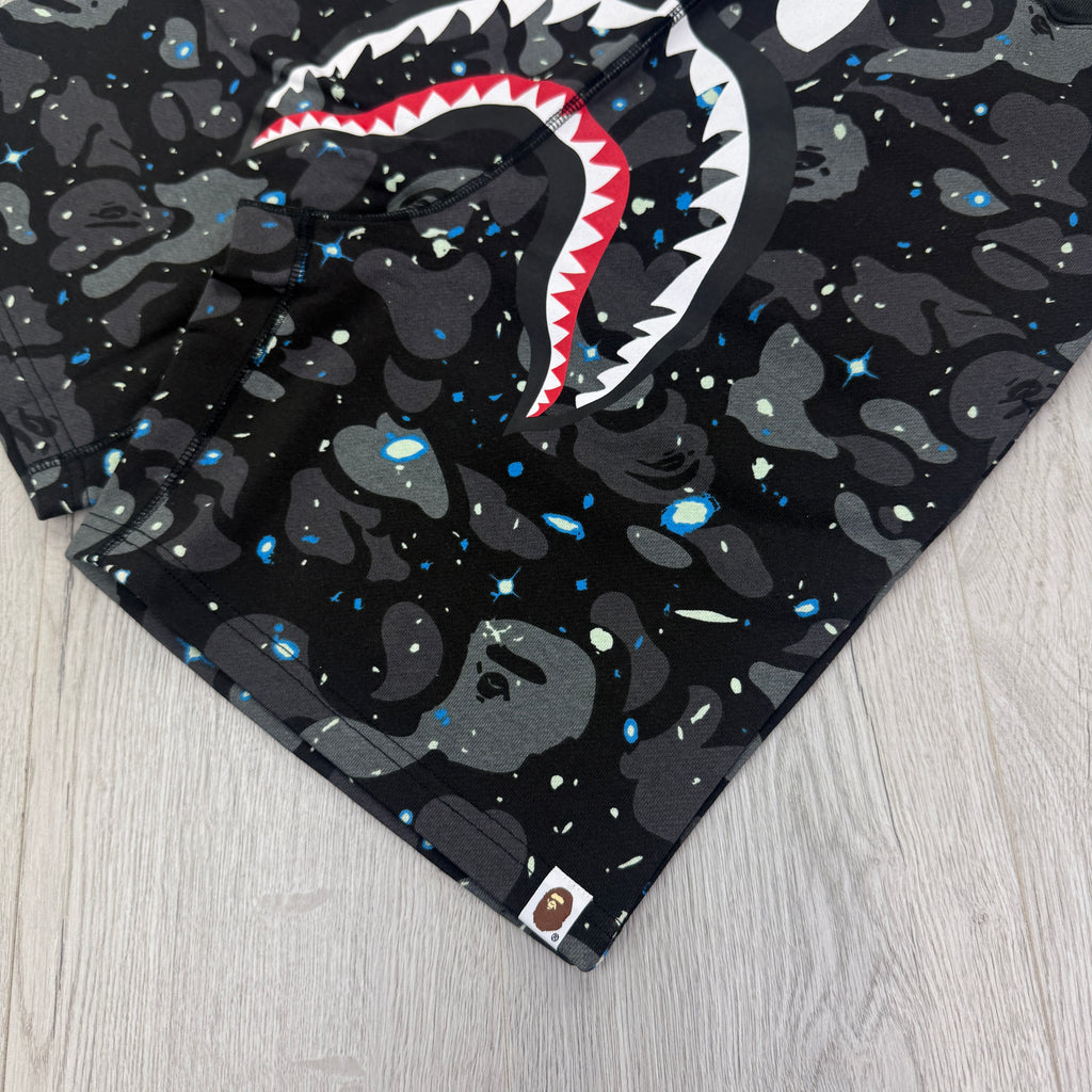 Bape Men’s Space Camo Shark Shorts