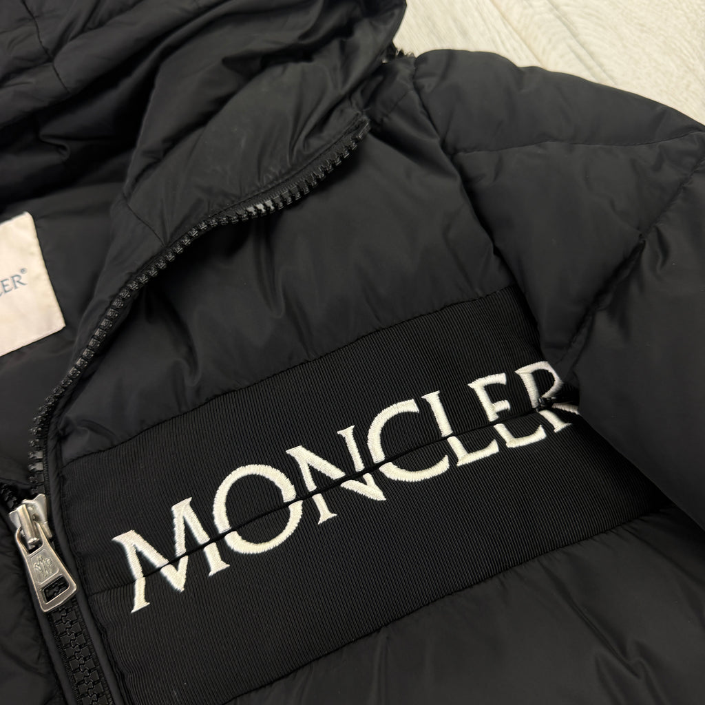 Moncler Men’s Aitton Giubbotto Black Puffer Jacket - Size 3