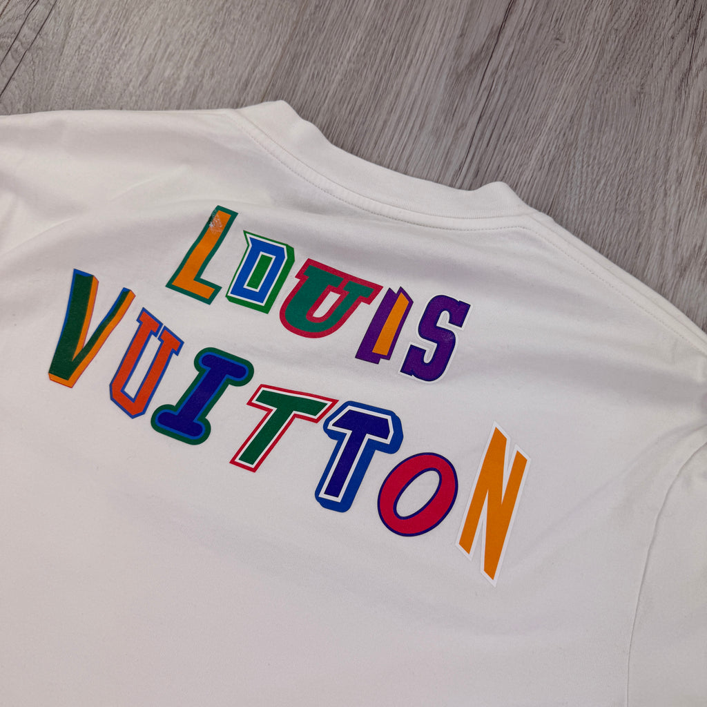 Louis Vuitton x NBA Men’s White T-shirt - Medium
