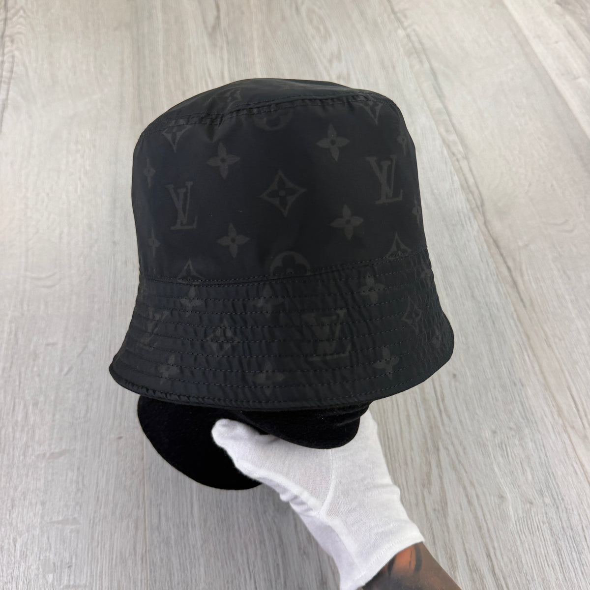 Louis Vuitton Men’s Black Monogram Bucket Hat
