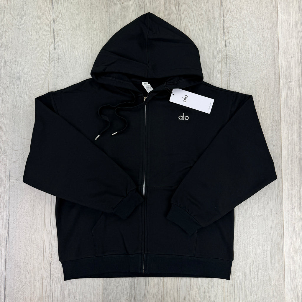 Alo Men’s Black Full Zip Hoodie