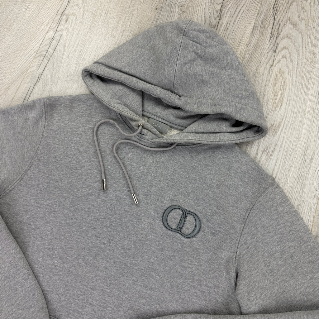Christian Dior Men’s Grey Pullover Hoodie - Small Slim