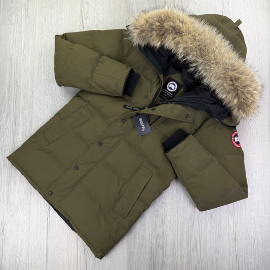 Canada Goose Men’s Khaki Carson Parker Jacket - Small