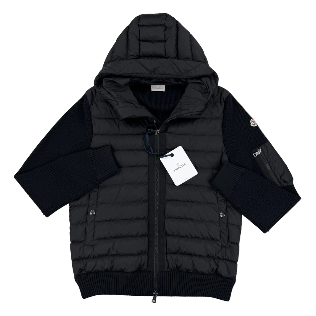 Moncler Men’s Black Maglia Tricot Cardigan - XL